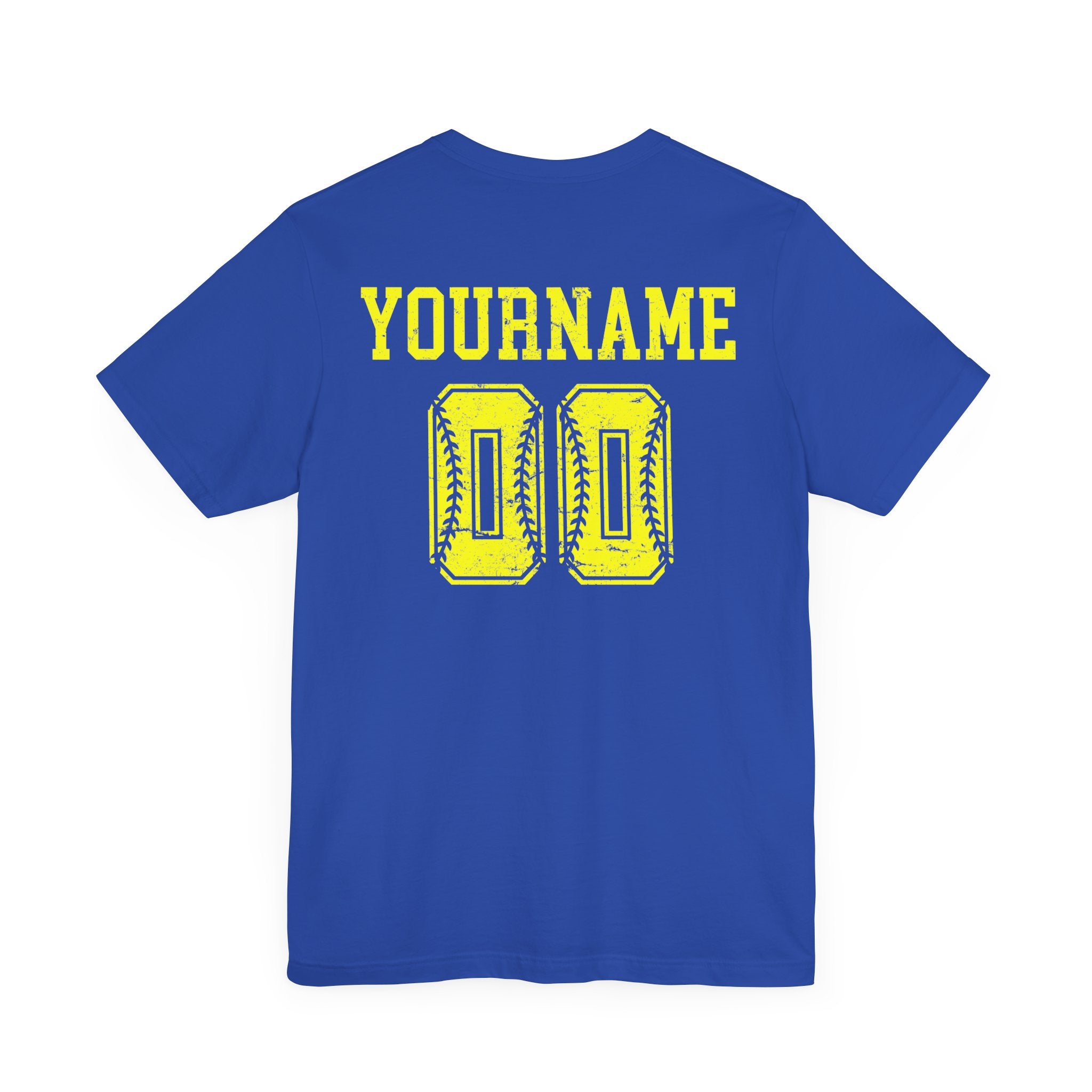 Custom Softball Team, Name & Number T-Shirt