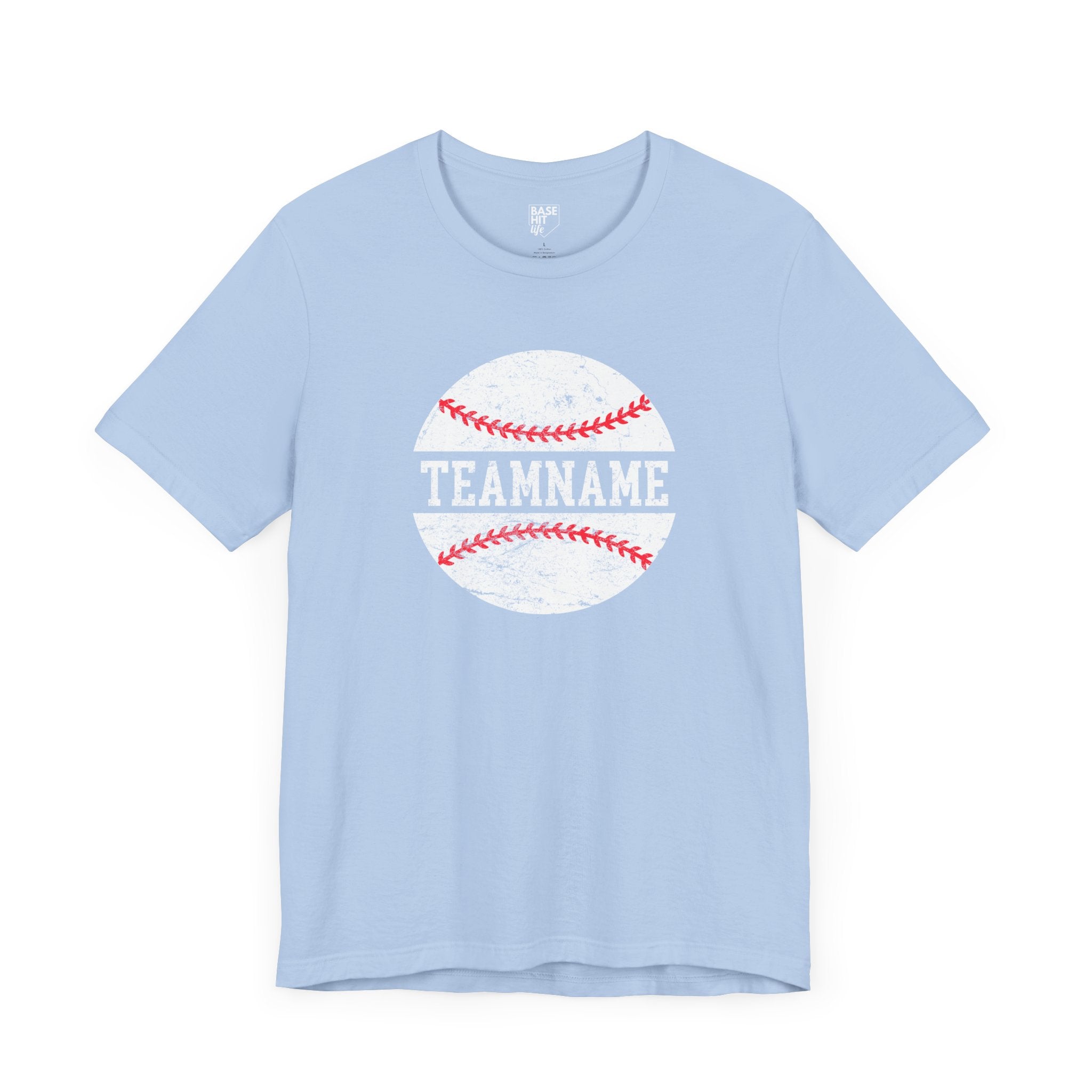 Custom Baseball Team, Name & Number T-Shirt