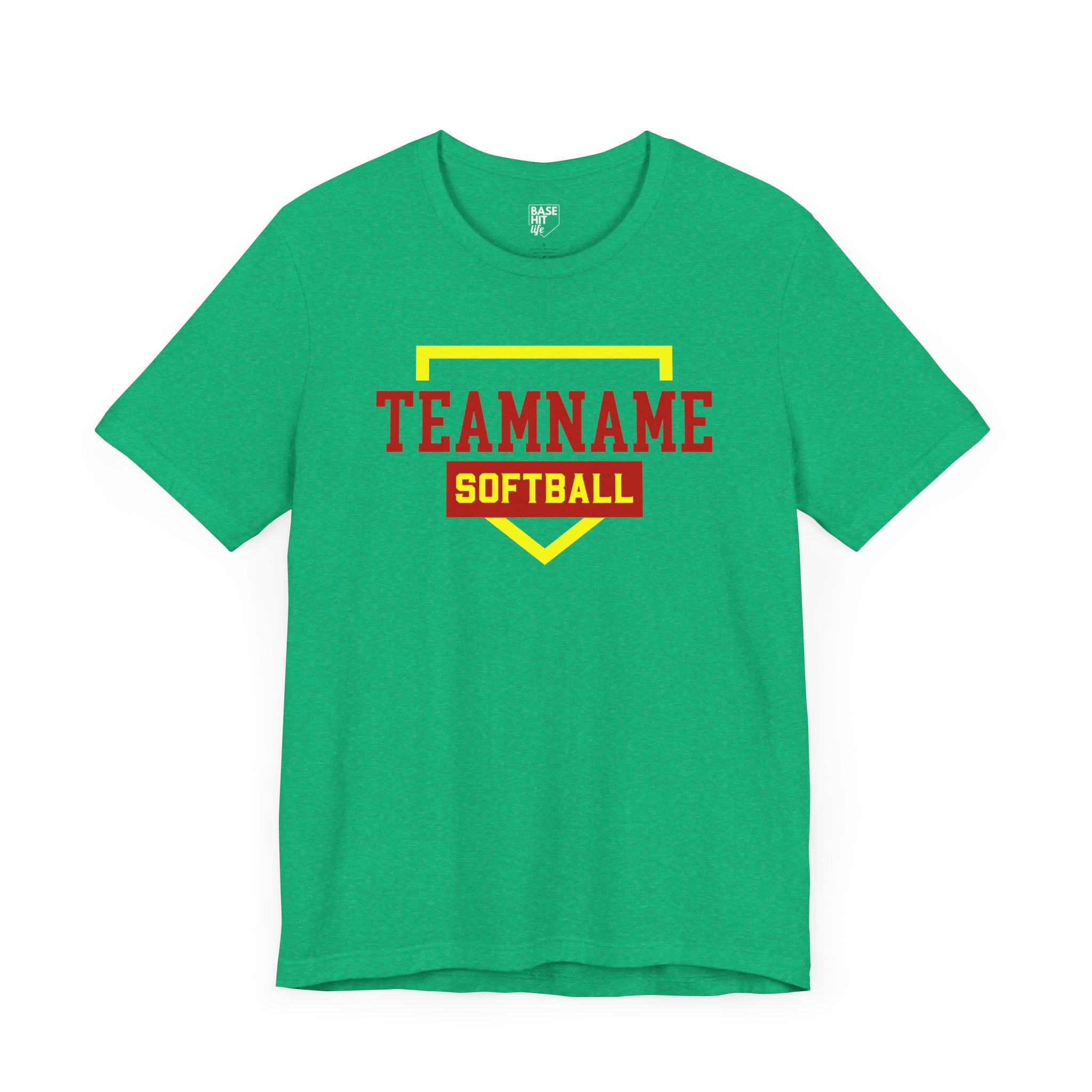 Custom Softball Team, Name & Number T-Shirt