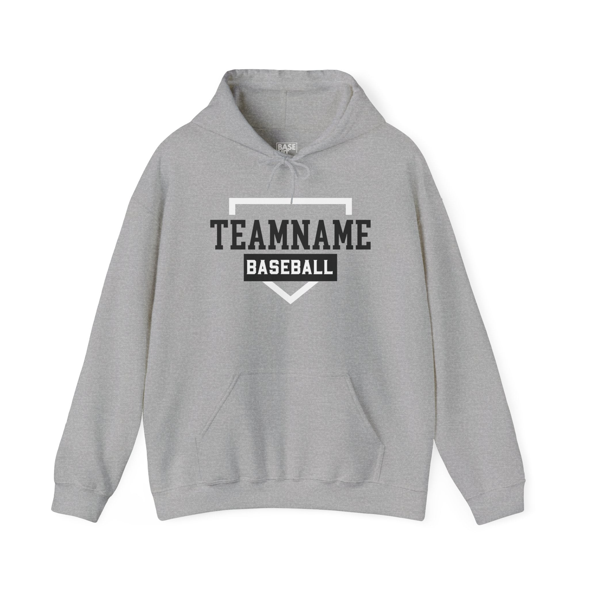 Custom Baseball Team, Name & Number Hoodie