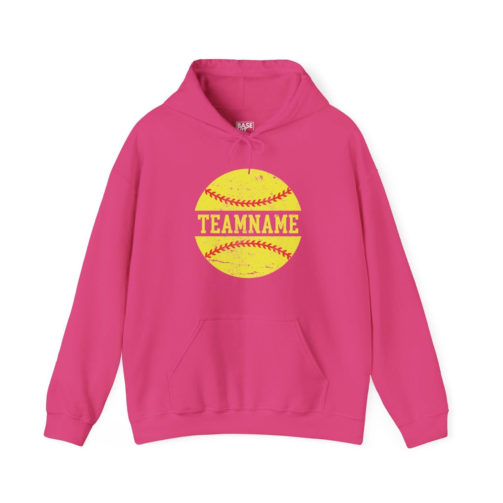 Custom Softball Team, Name & Number Hoodie