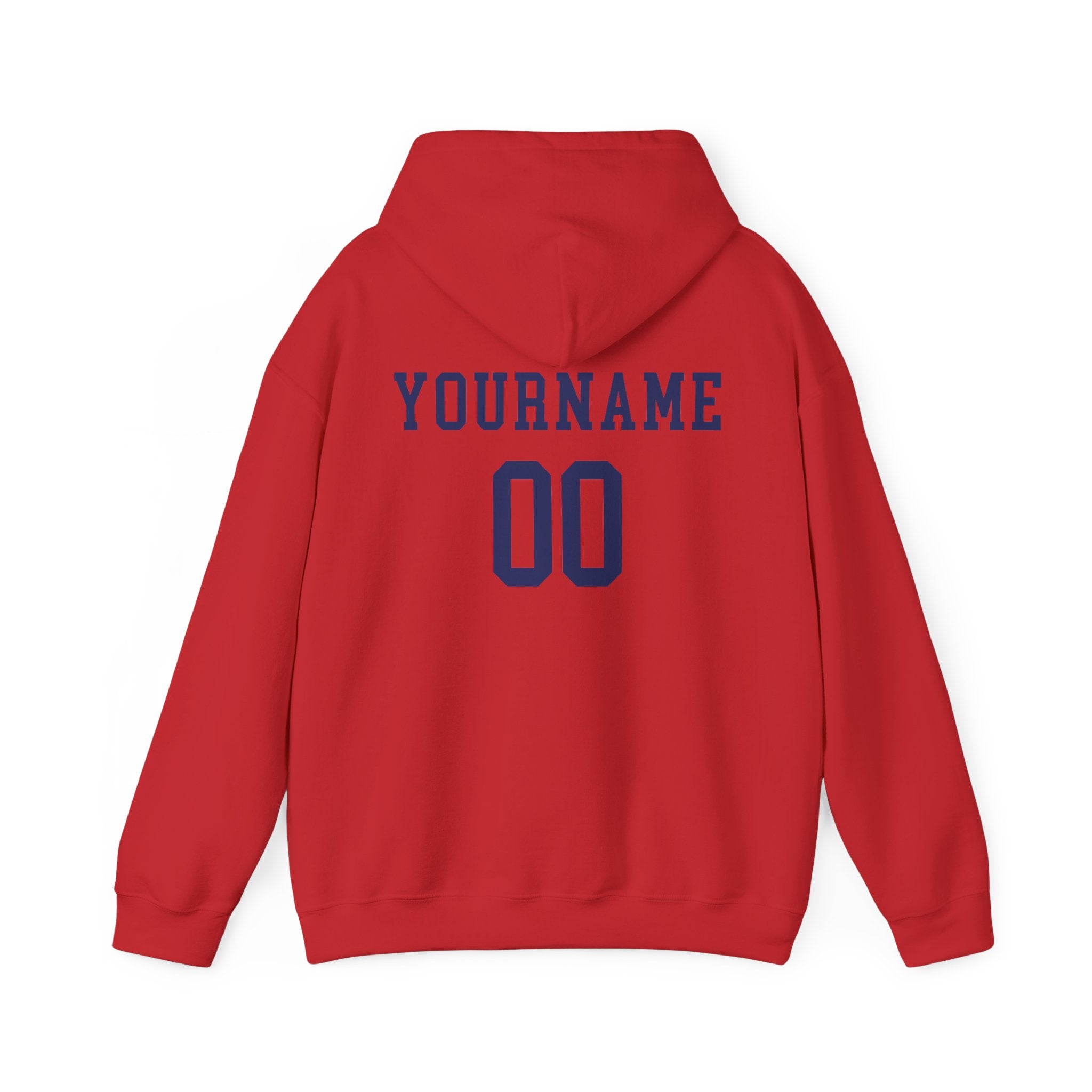 Custom Softball Team, Name & Number Hoodie