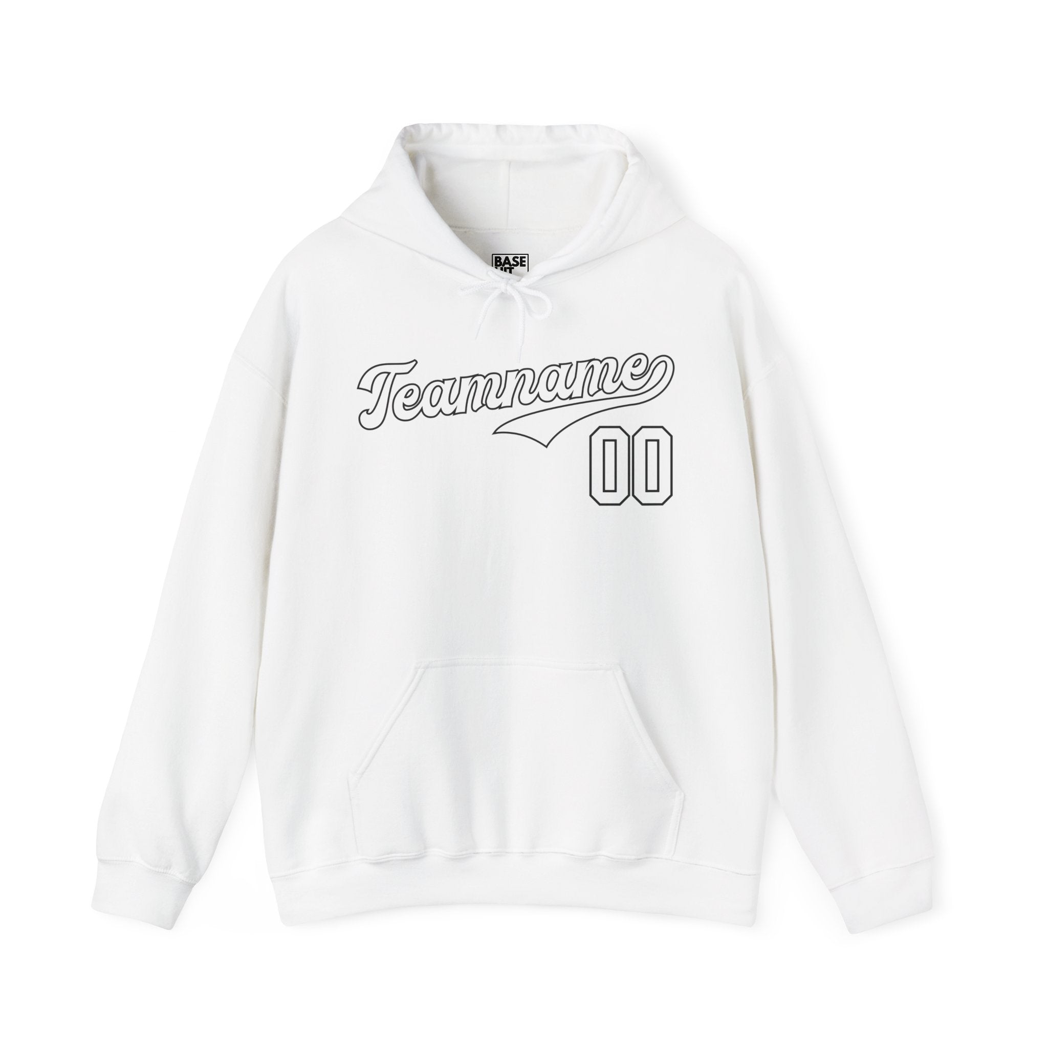 Baseball Custom Team, Name & Number Hoodie