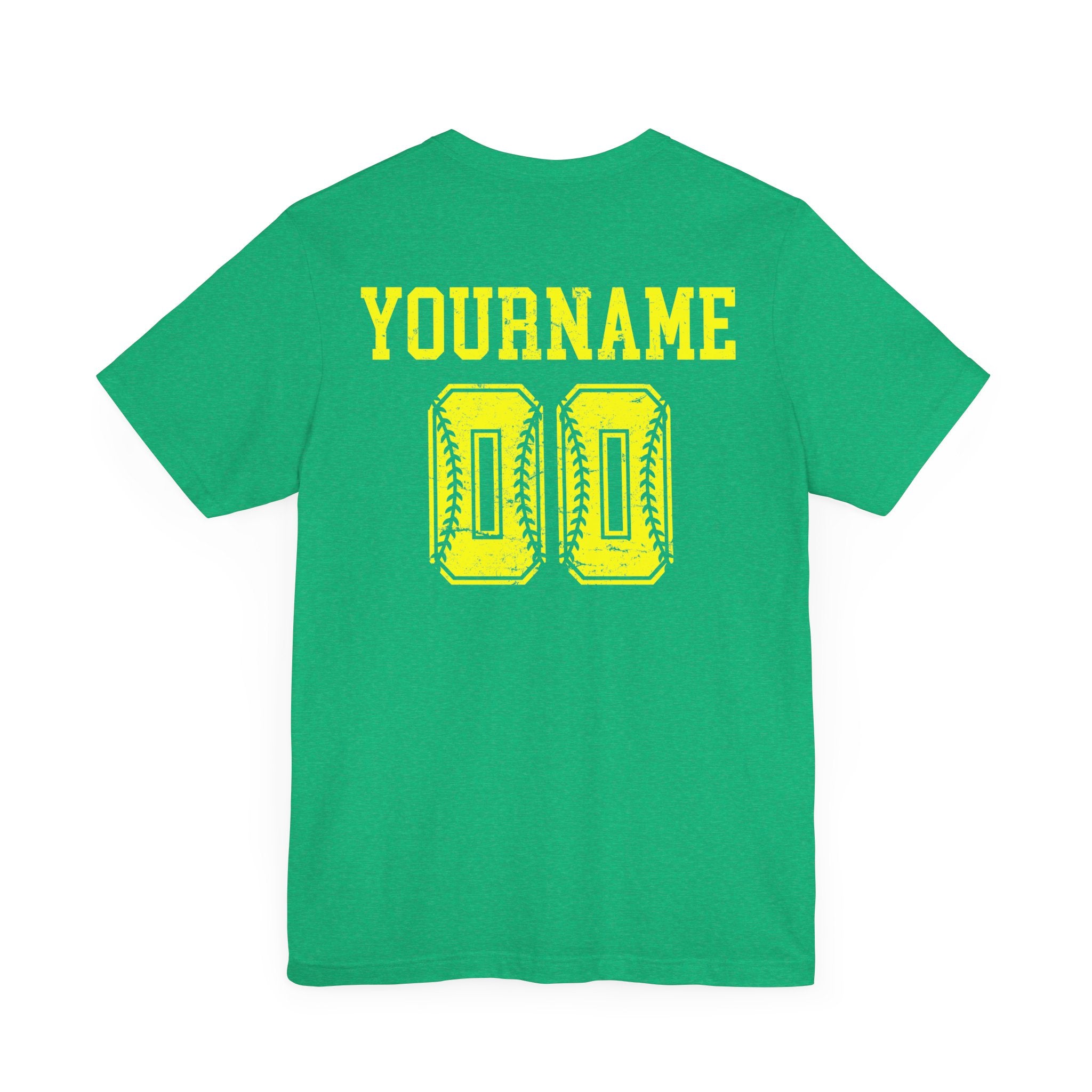 Custom Softball Team, Name & Number T-Shirt