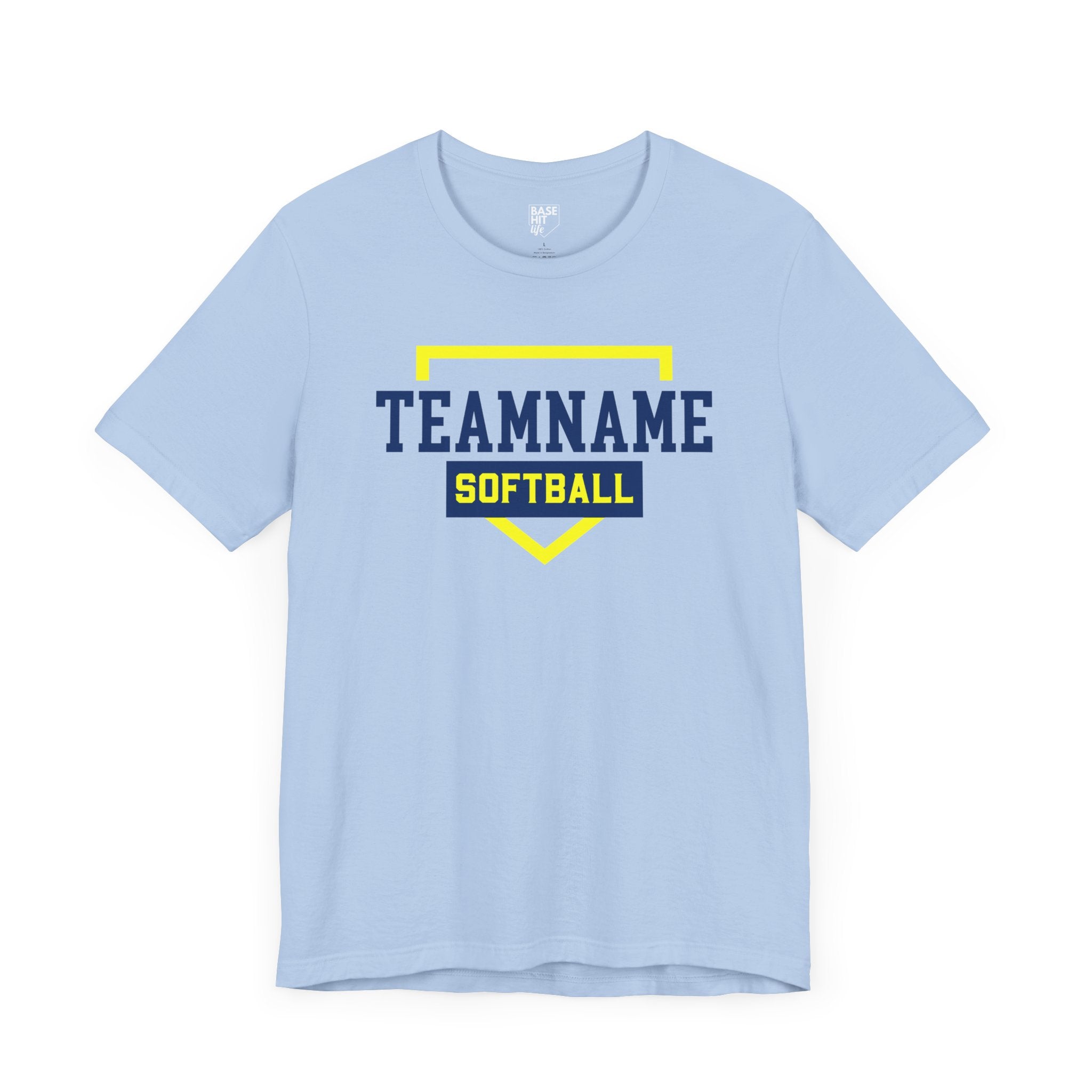 Custom Softball Team, Name & Number T-Shirt
