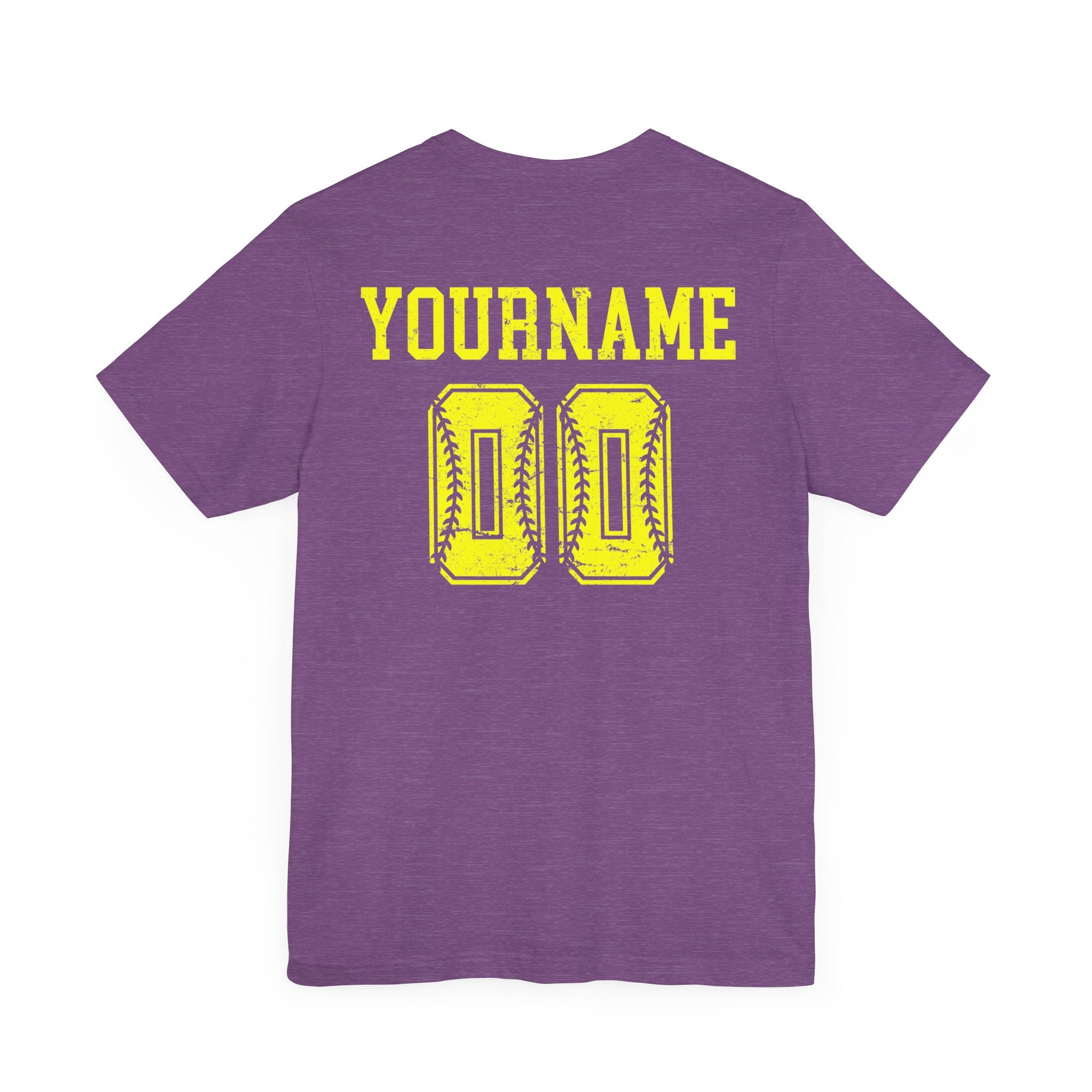 Custom Softball Team, Name & Number T-Shirt