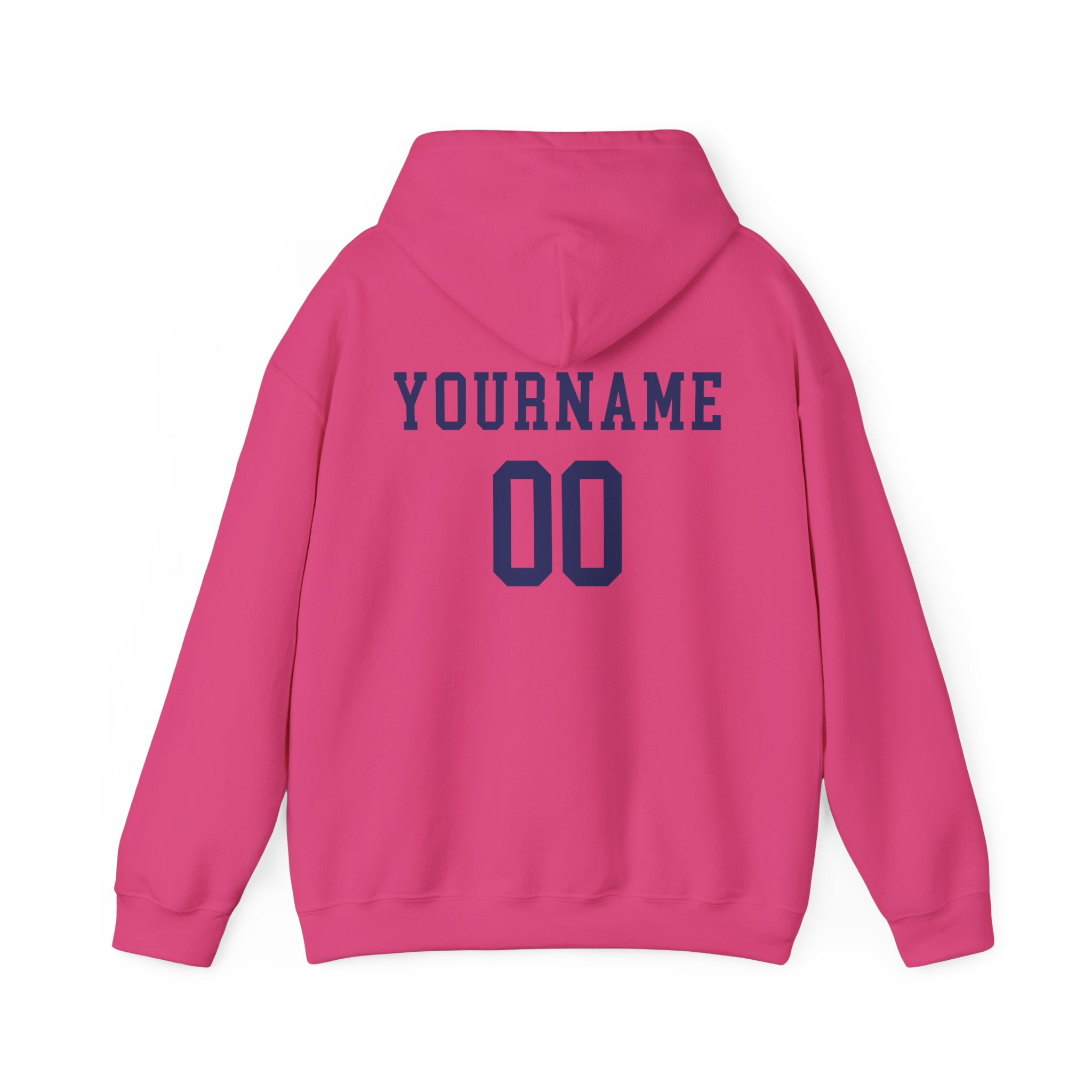 Custom Baseball Team, Name & Number Hoodie