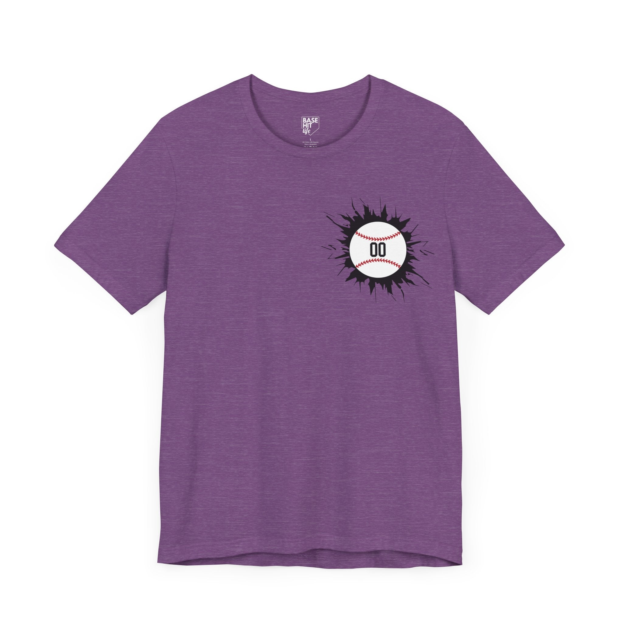 Custom Baseball Player Name & Number T-Shirt