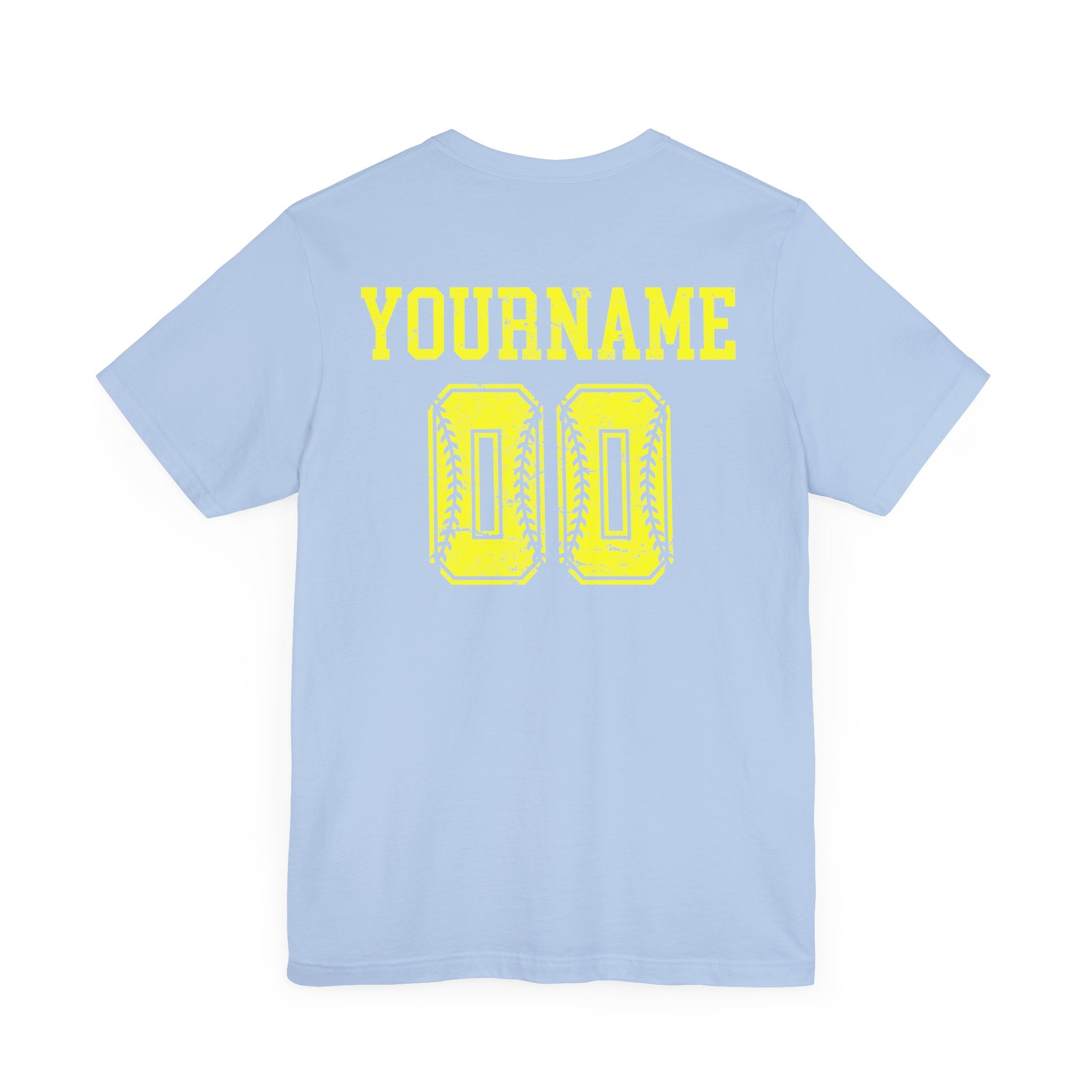 Custom Softball Team, Name & Number T-Shirt