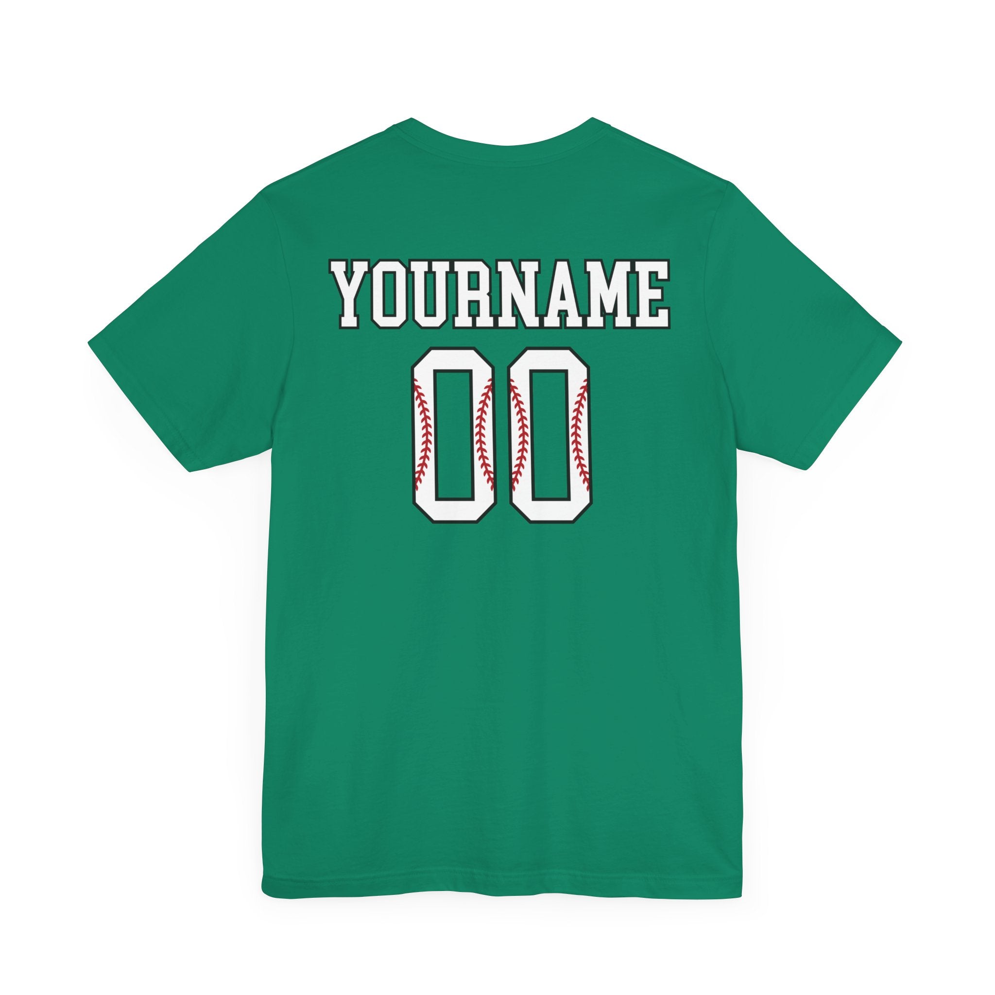 Custom Baseball Player Name & Number T-Shirt