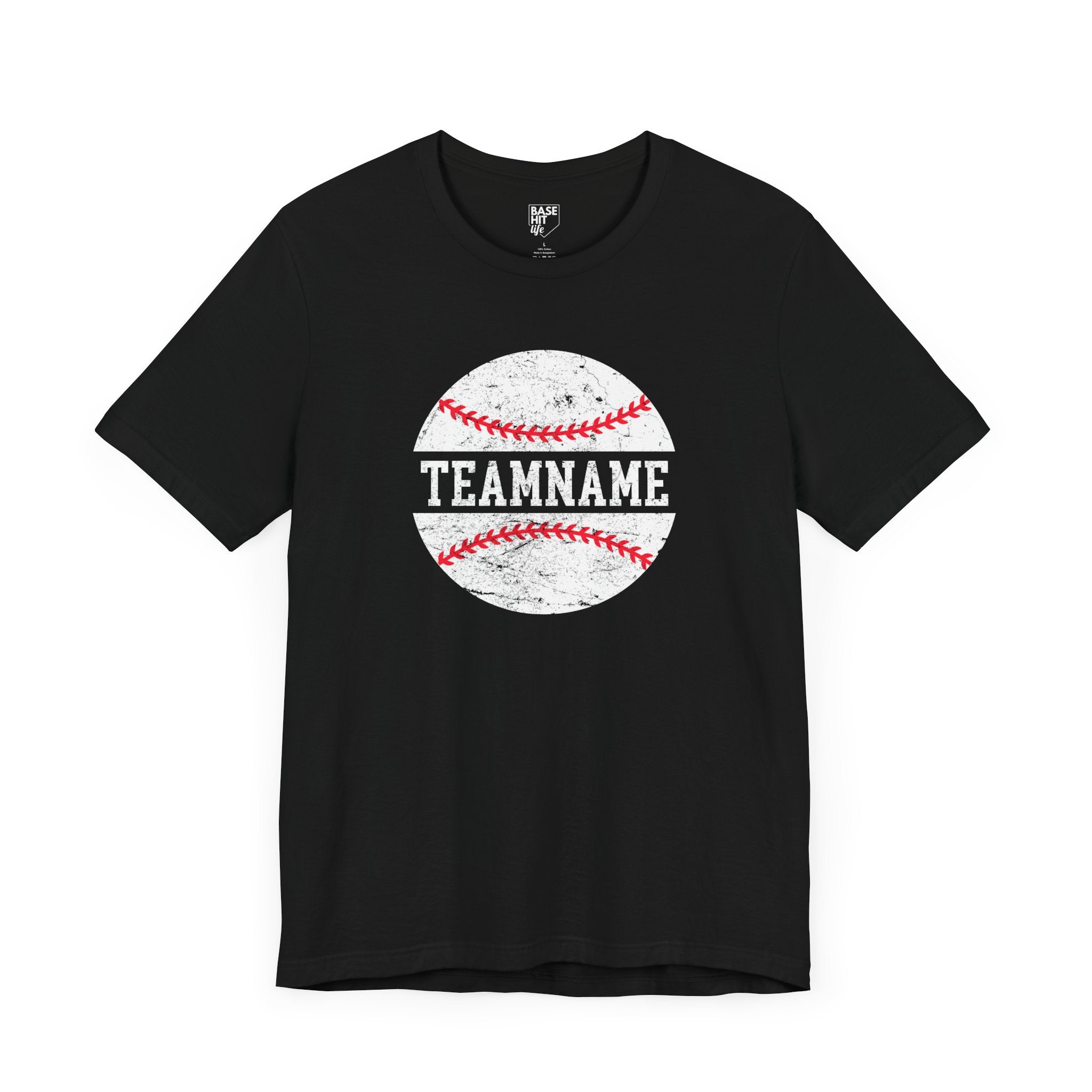 Custom Baseball Team, Name & Number T-Shirt