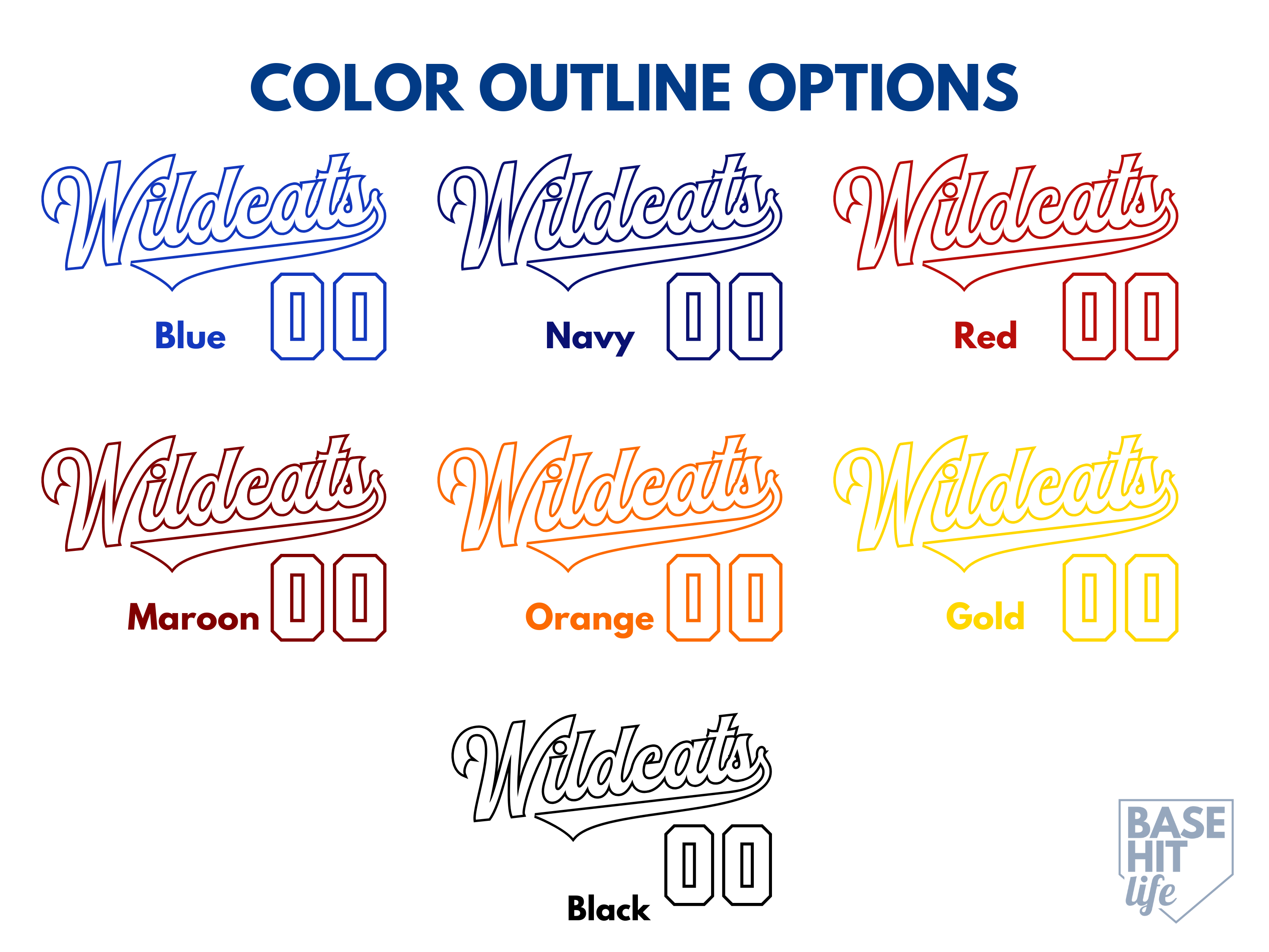 Baseball Custom Team, Name & Number Hoodie