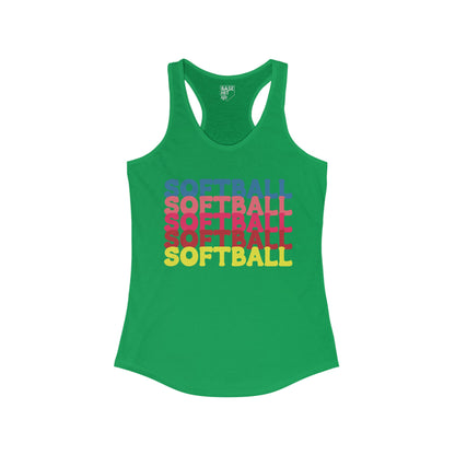 Softball Racerback Tank