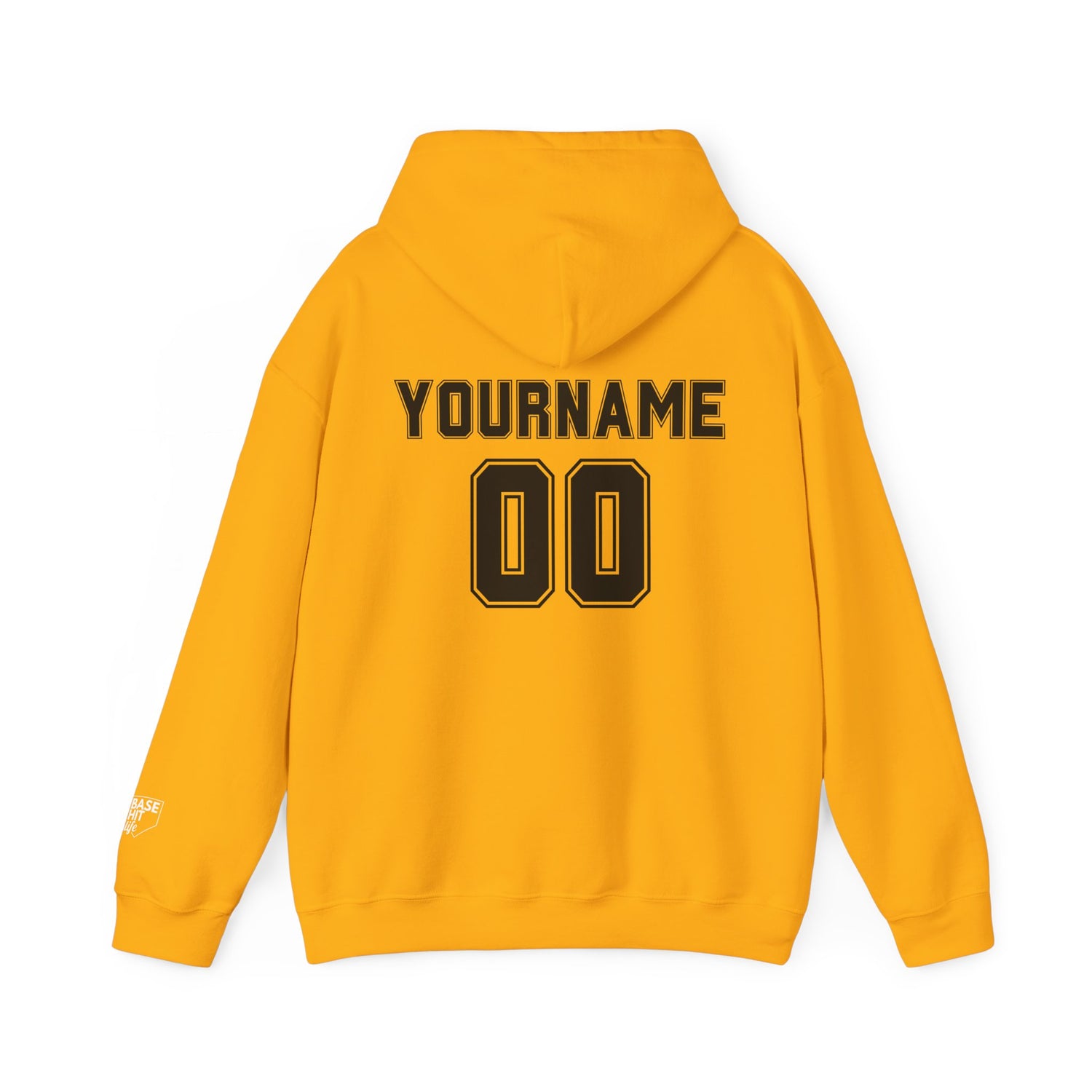 Custom Baseball-Softball Player Name and Number Hoodie