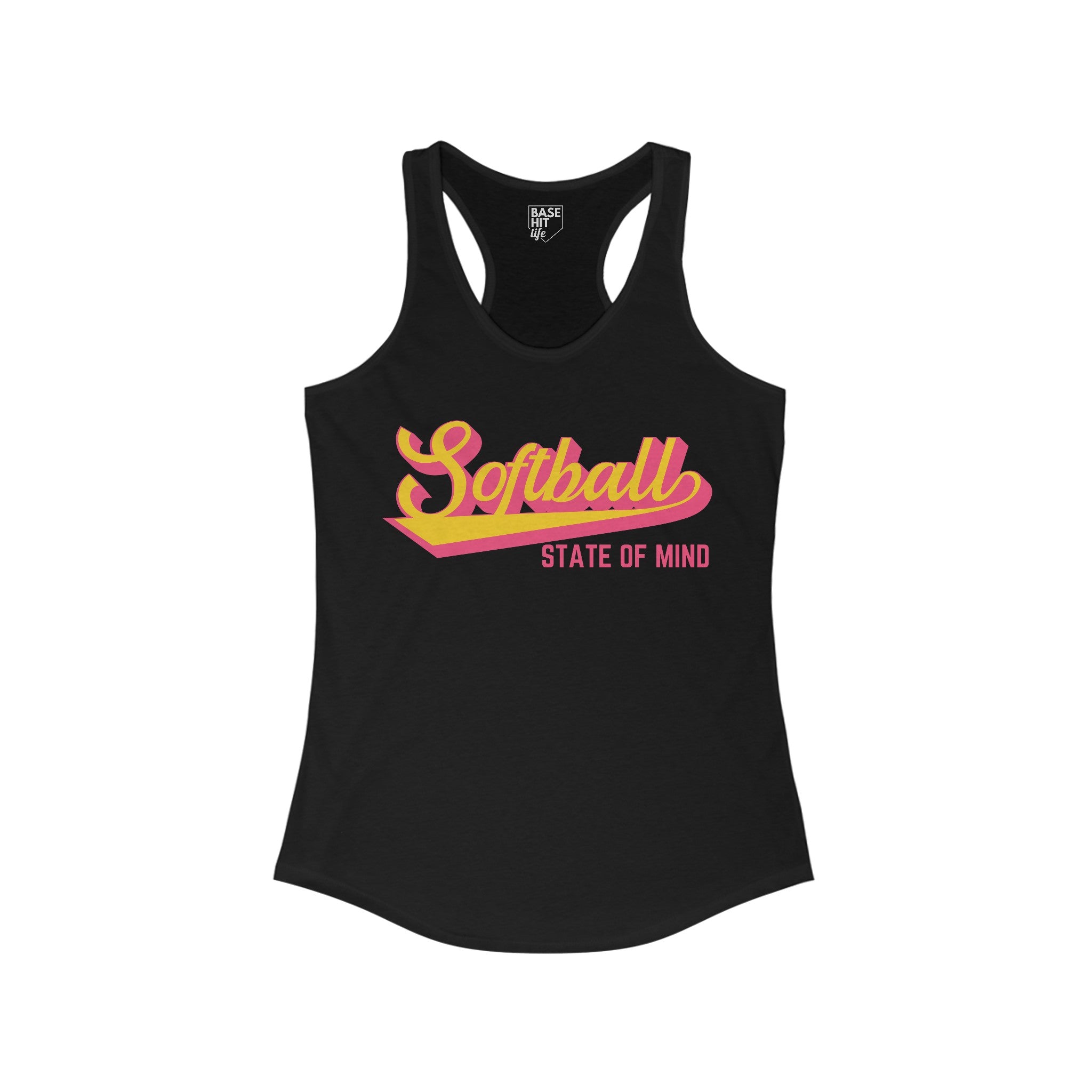 Softball State of Mind Racerback Tank