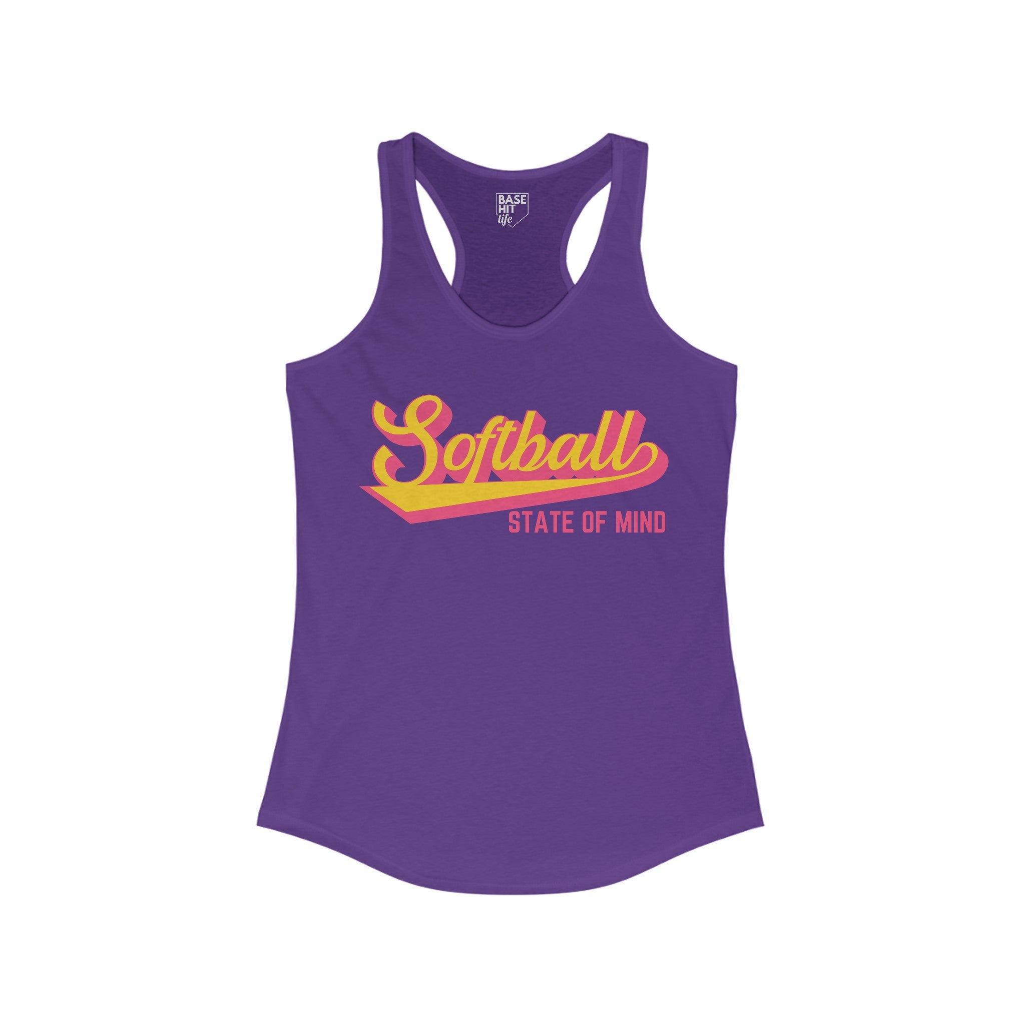 Softball State of Mind Racerback Tank