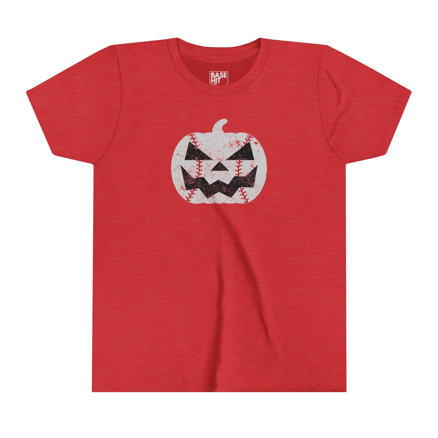 Youth Baseball Pumpkin Smash Sleeve Tee