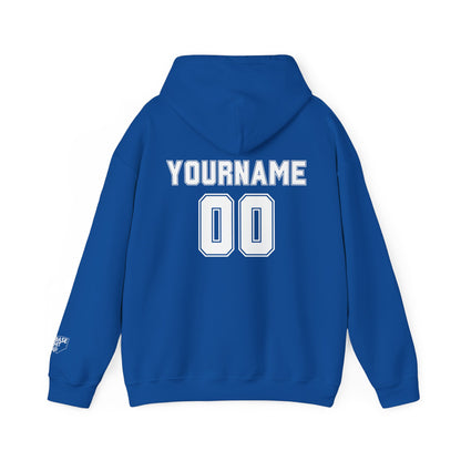 Custom Baseball-Softball Player Name and Number Hoodie