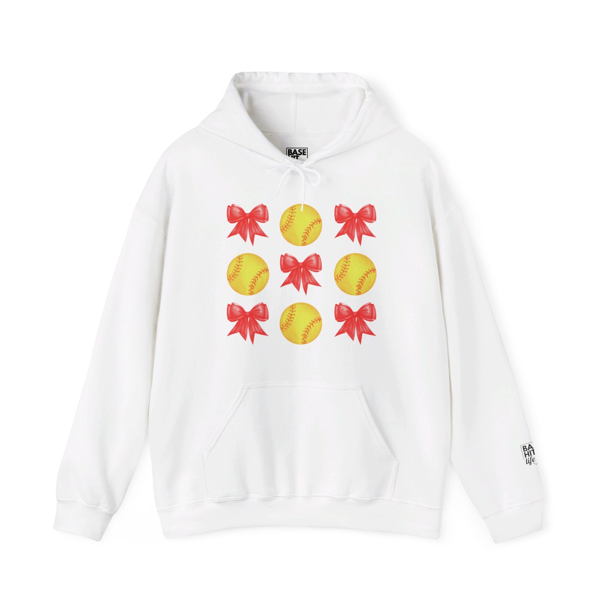 Bows and Softballs Hoodie