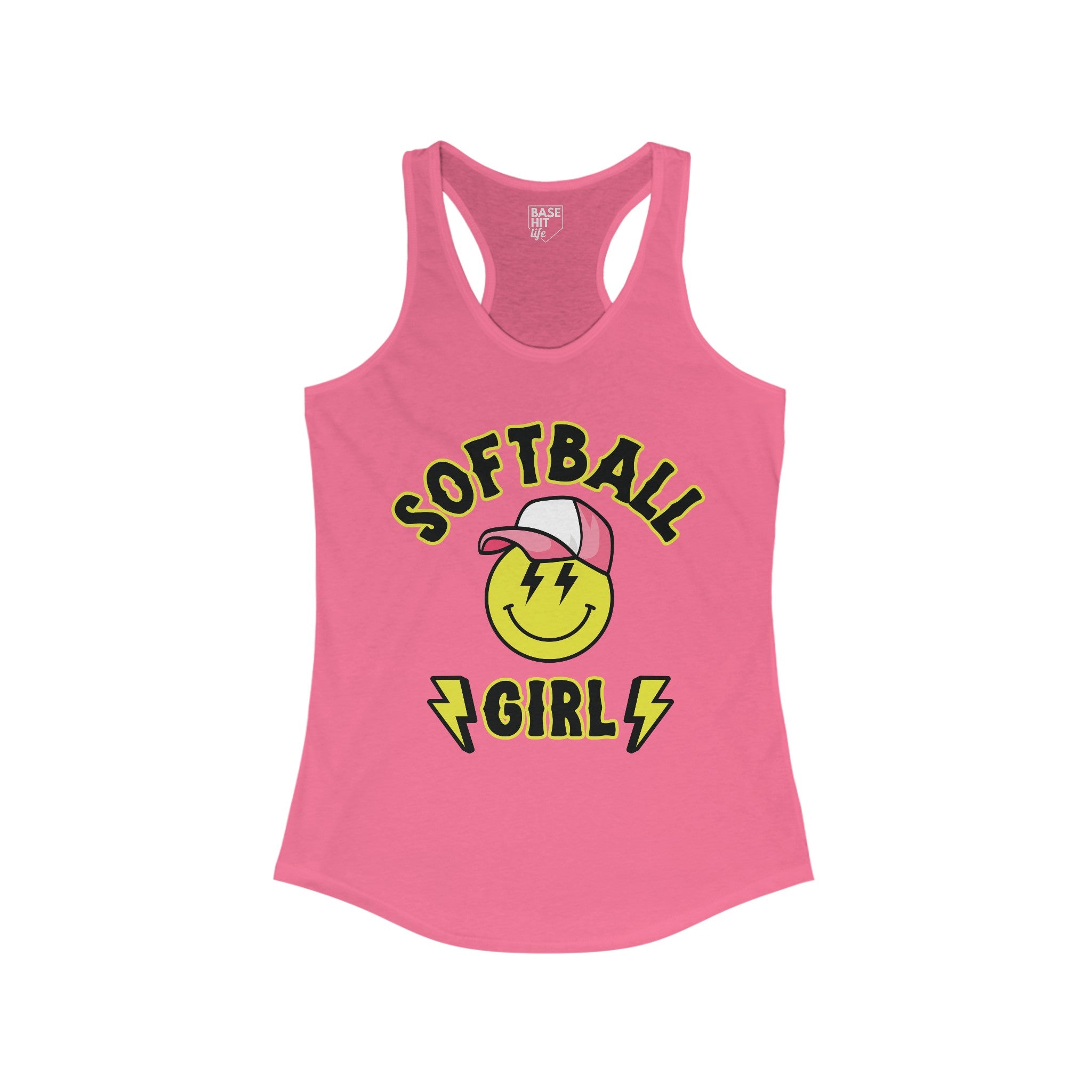 Softball Girl Racerback Tank