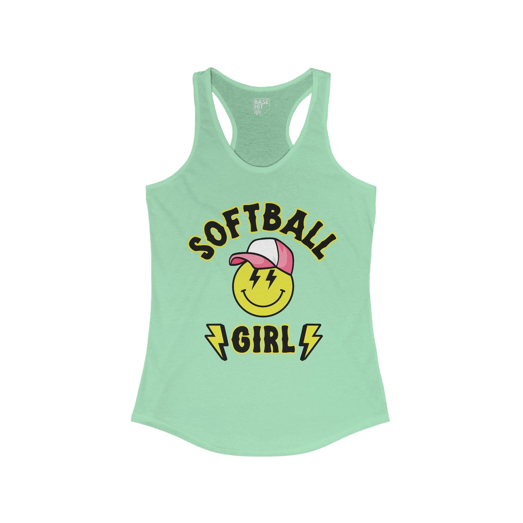 Softball Girl Racerback Tank