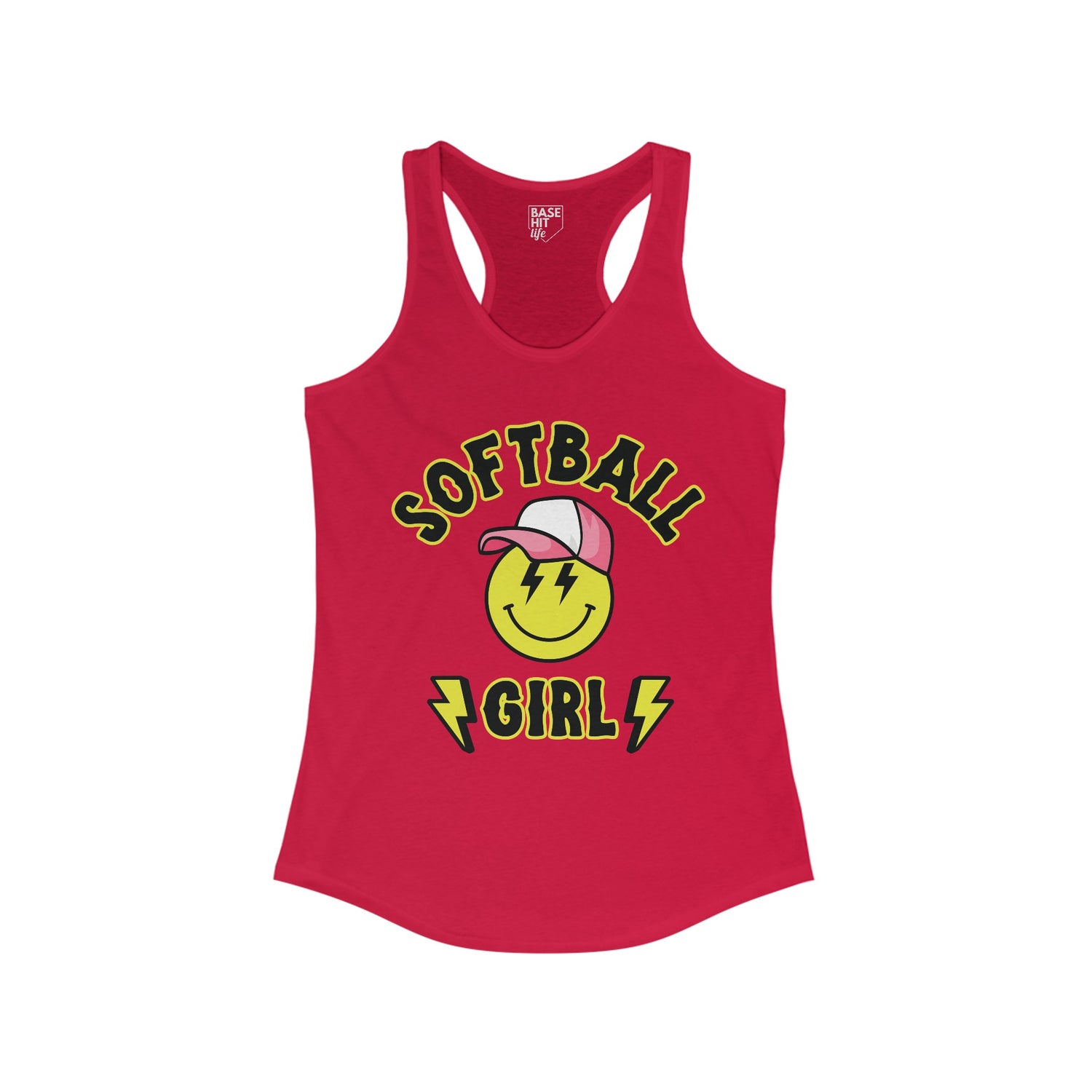 Softball Girl Racerback Tank