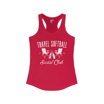 Travel Softball Social Club Racerback Tank