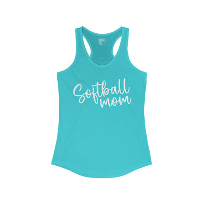 Softball Mom Racerback Tank