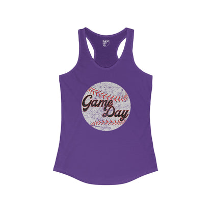 Baseball Game Day Racerback Tank