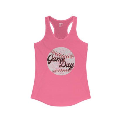 Baseball Game Day Racerback Tank