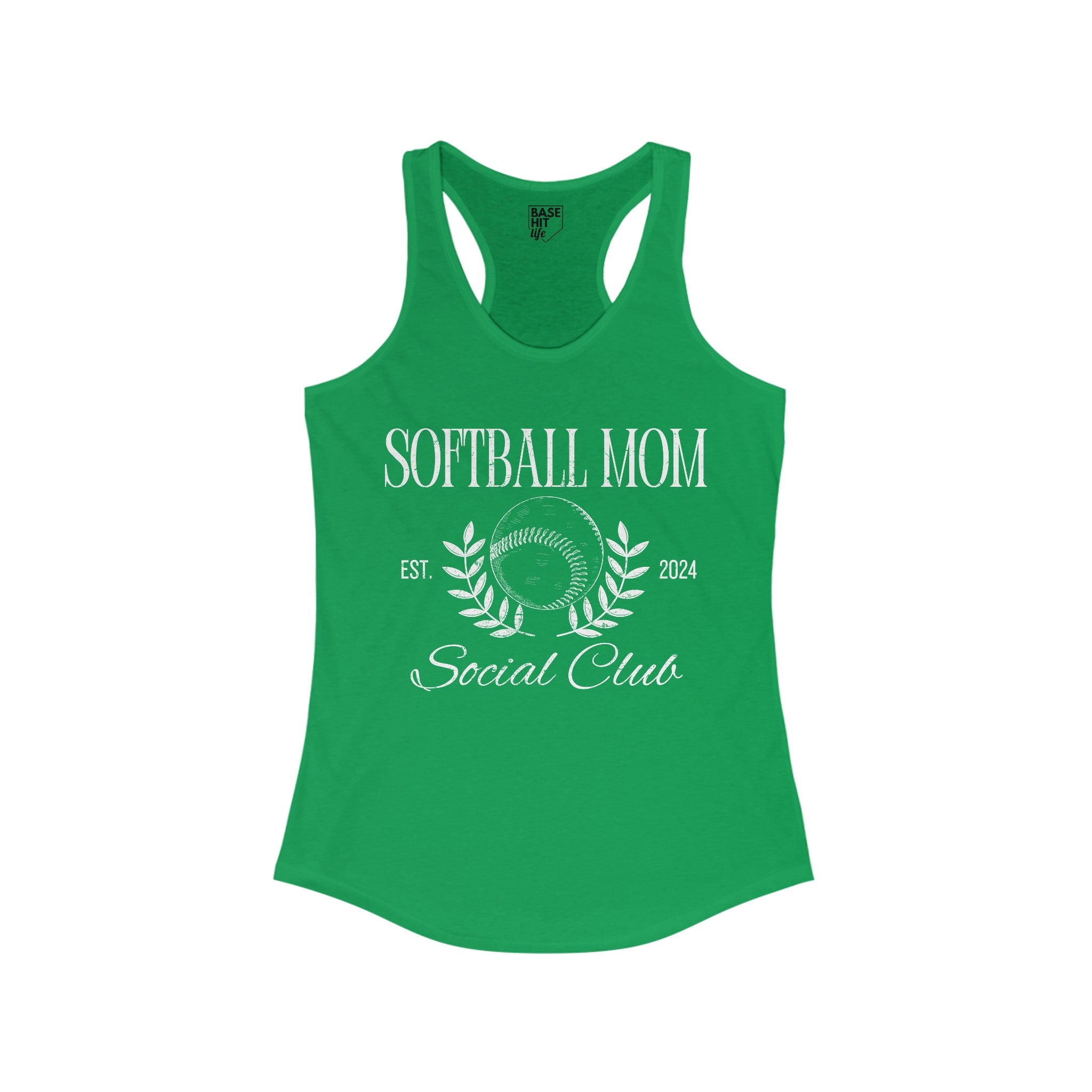 Softball Mom Social Club Racerback Tank