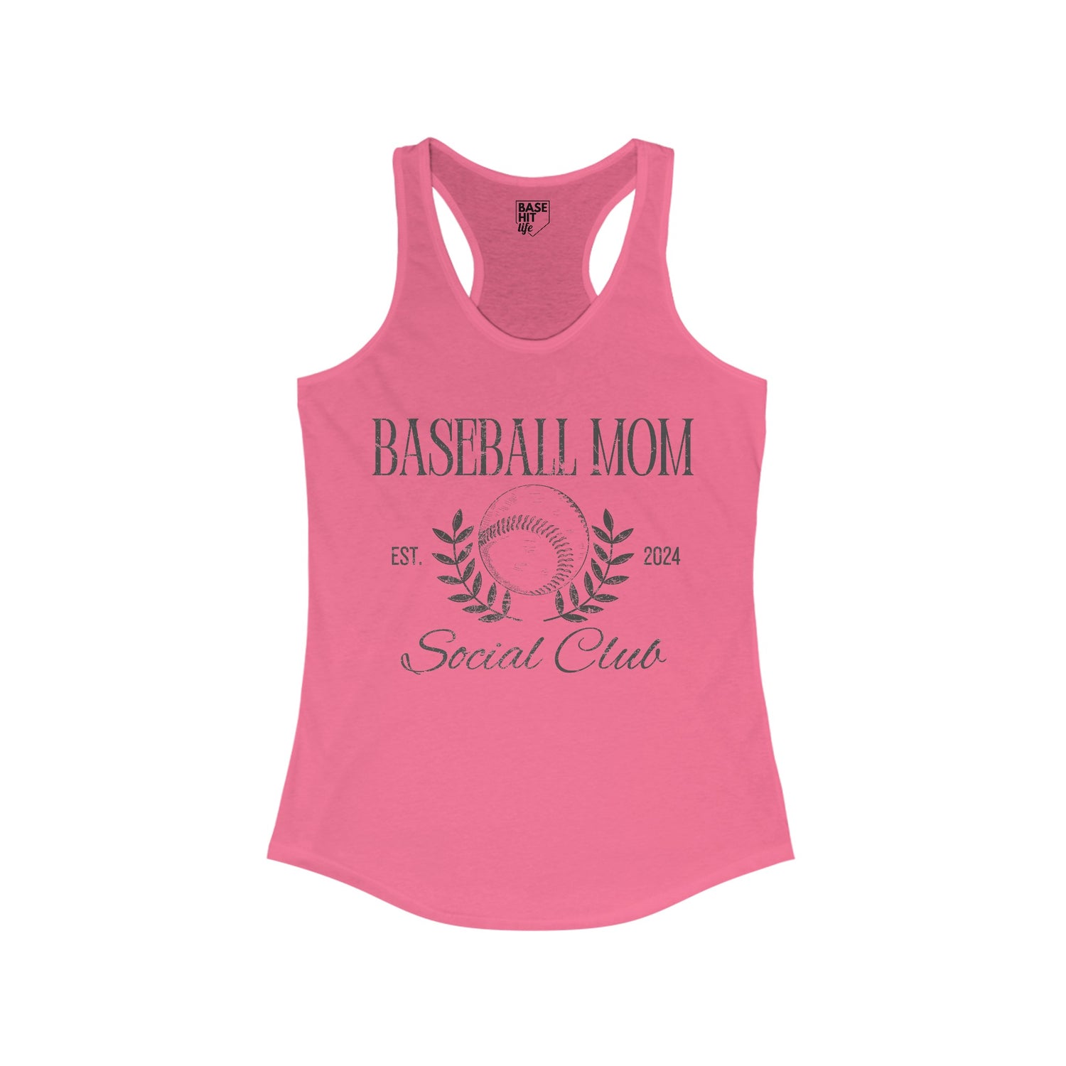 Baseball Mom Social Club Racerback Tank