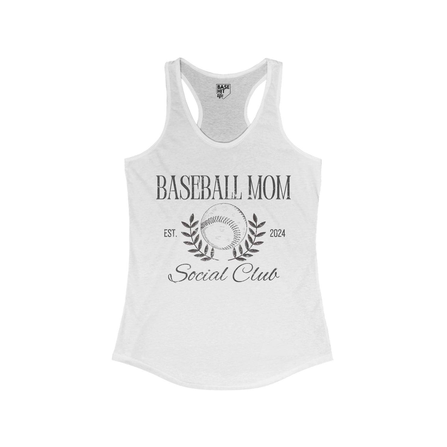 Baseball Mom Social Club Racerback Tank