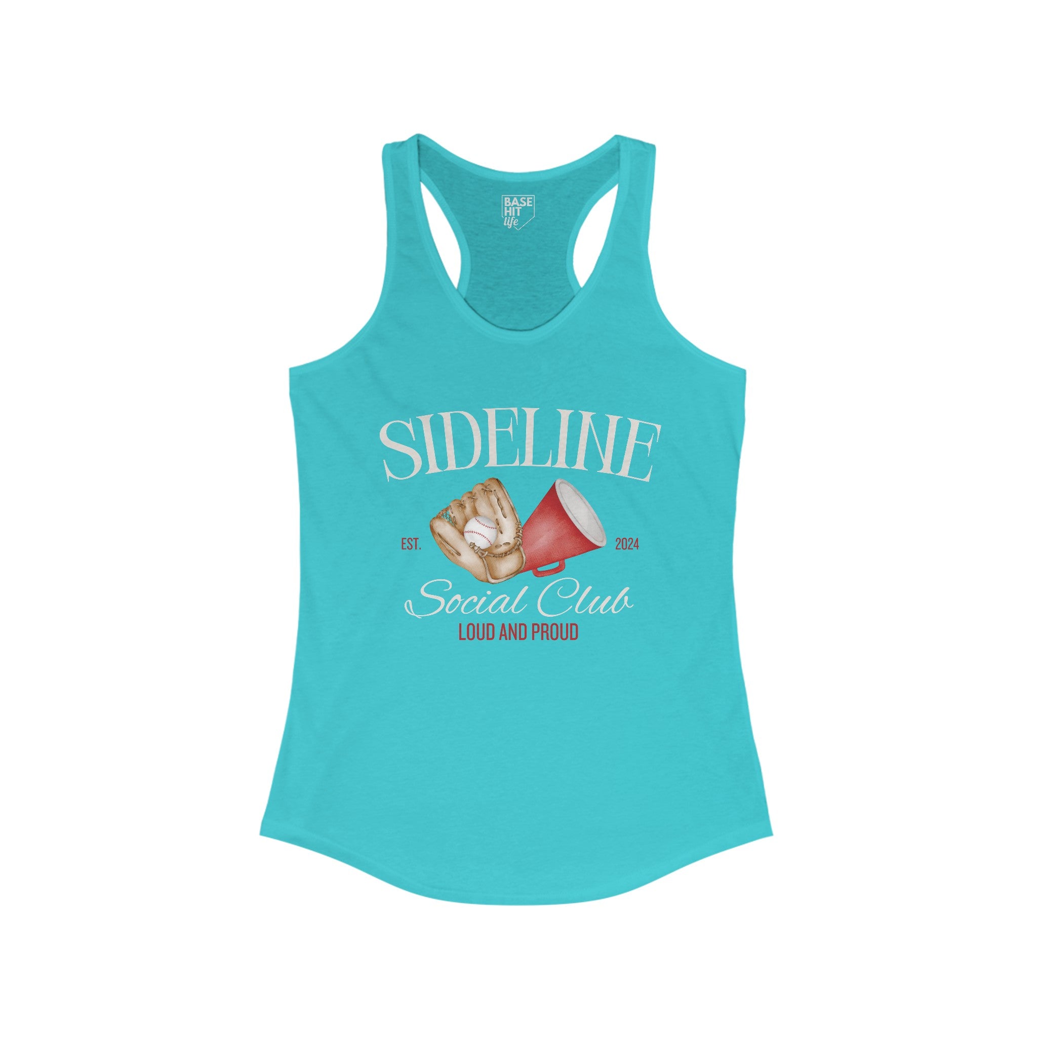 Sideline Social Club: Loud and Proud Racerback Tank