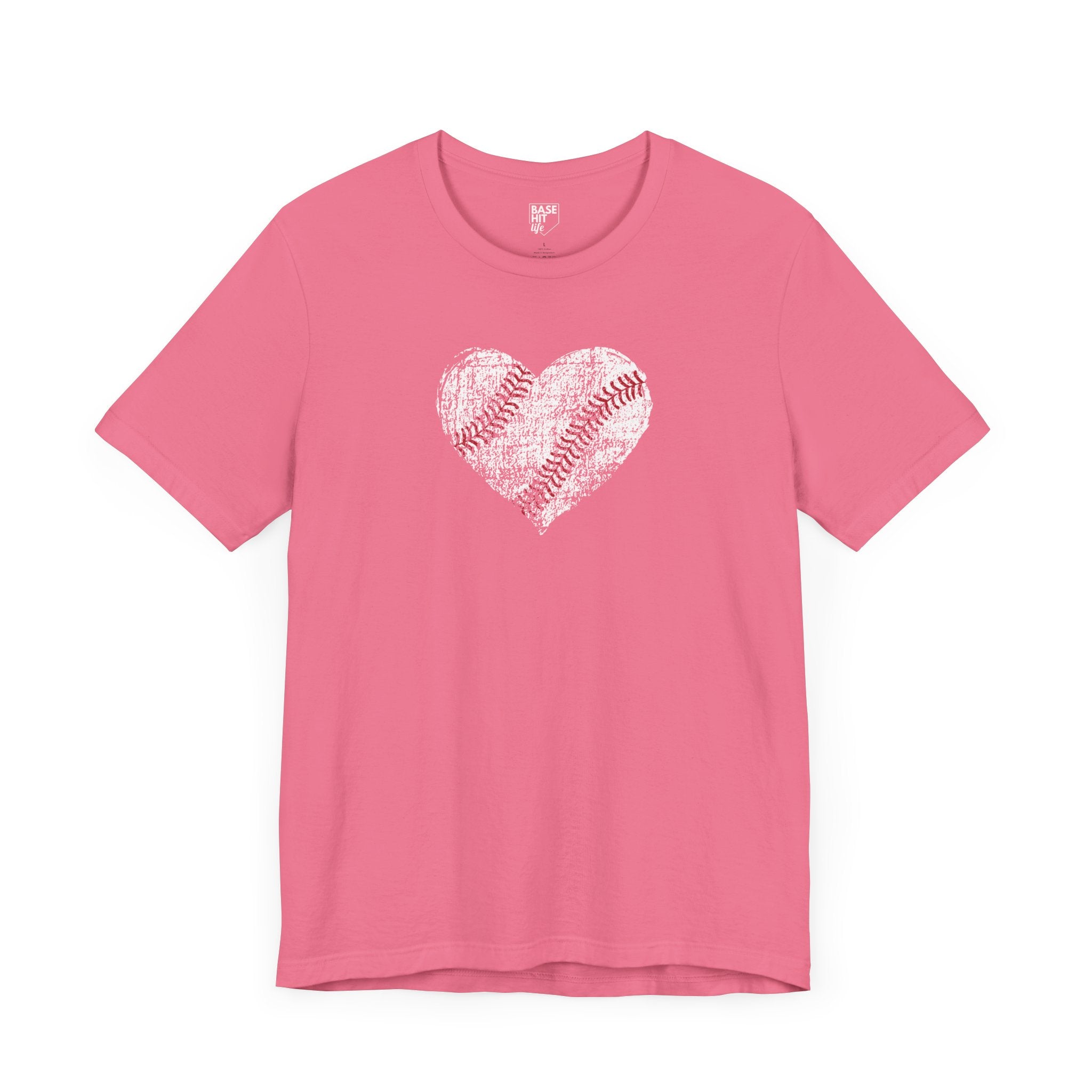 Baseball Heart Short Sleeve Tee