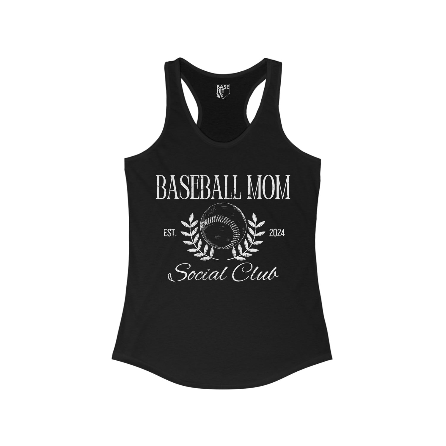 Baseball Mom Social Club Racerback Tank