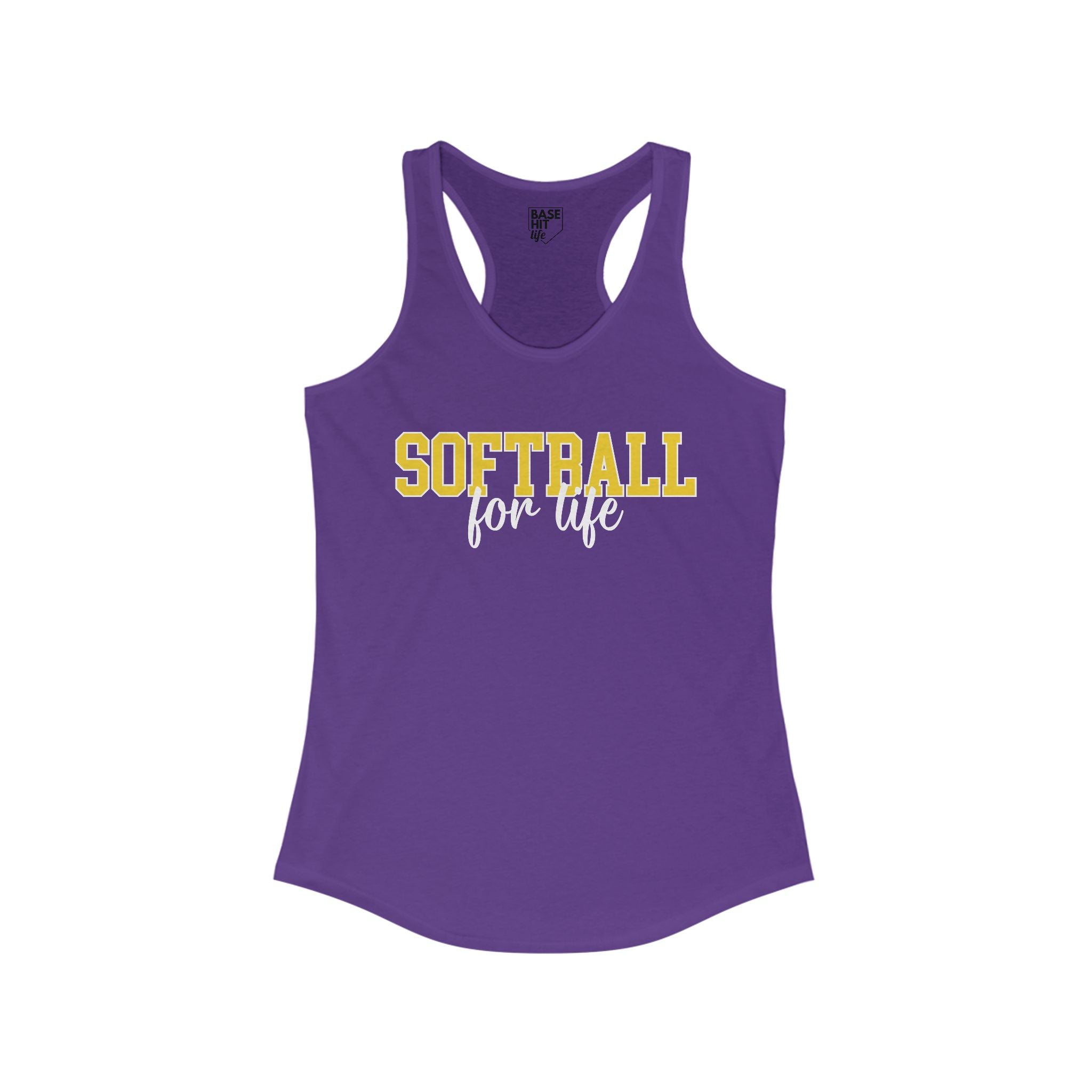 Softball For Life Racerback Tank