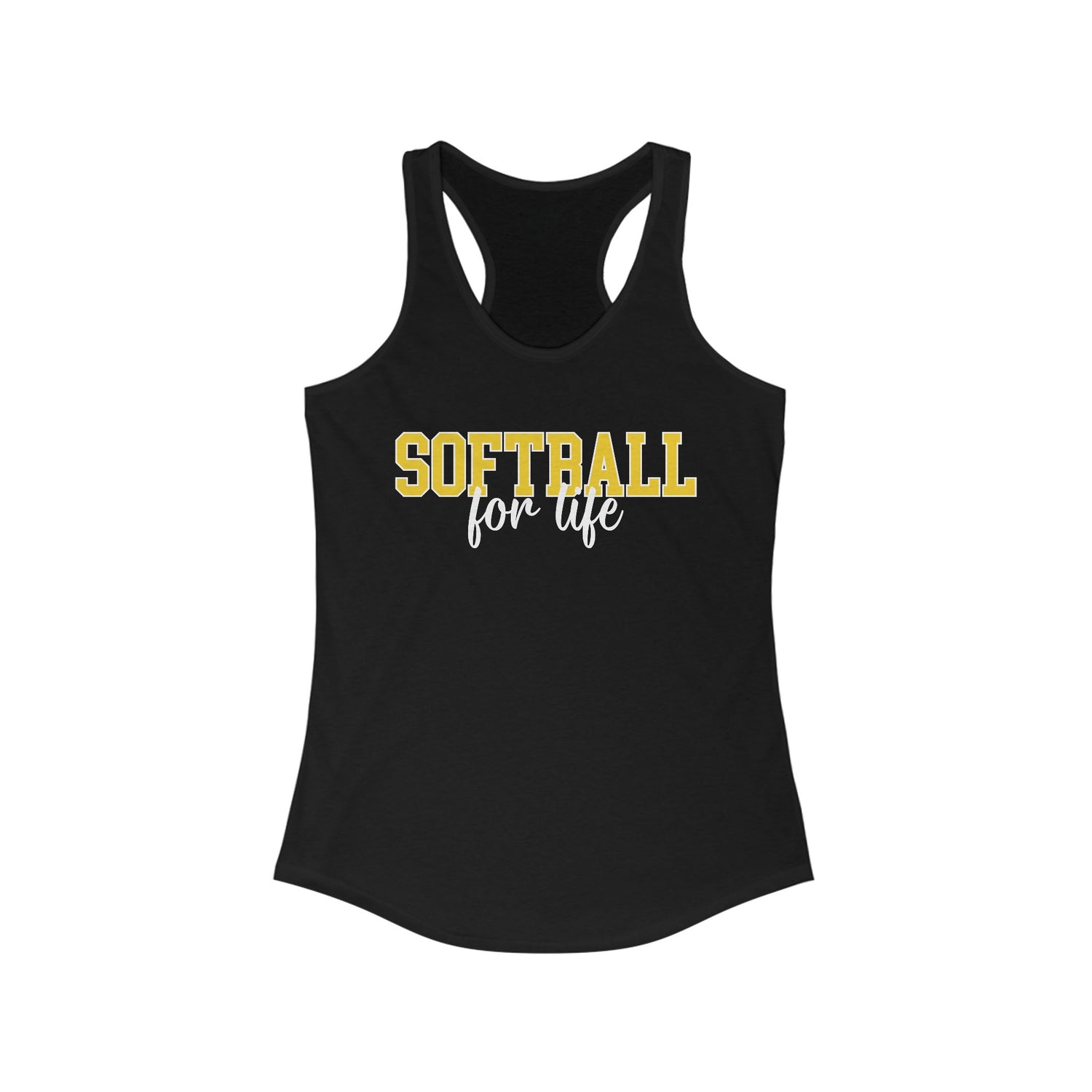 Softball For Life Racerback Tank