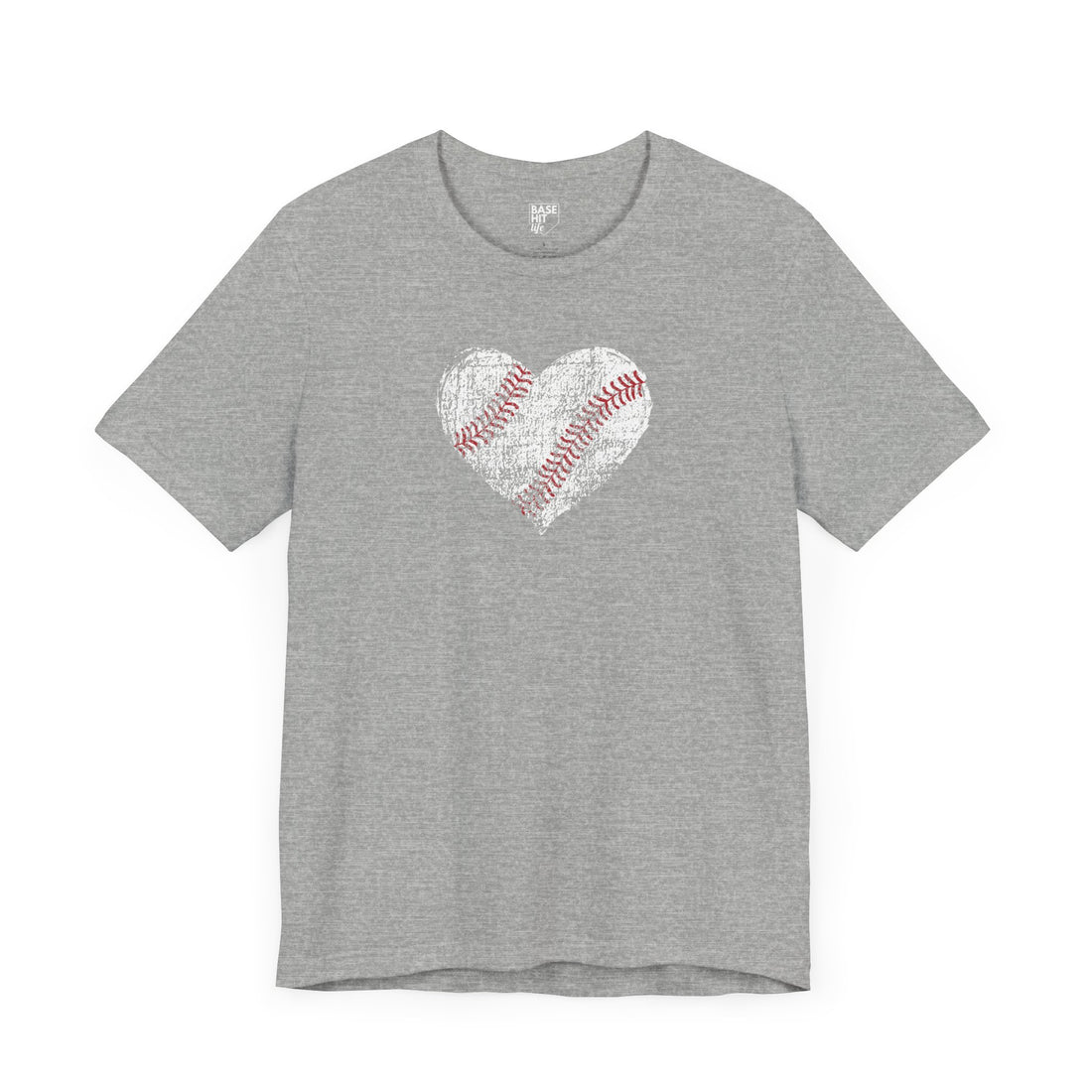 Baseball Heart Short Sleeve Tee