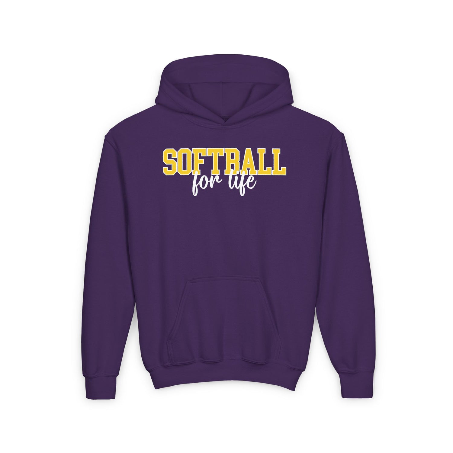 Youth Softball For Life Hoodie