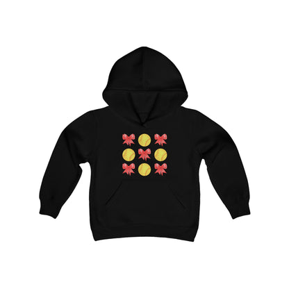 Youth Bows and Softballs Hoodie