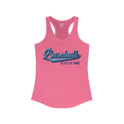 Baseball State of Mind Racerback Tank