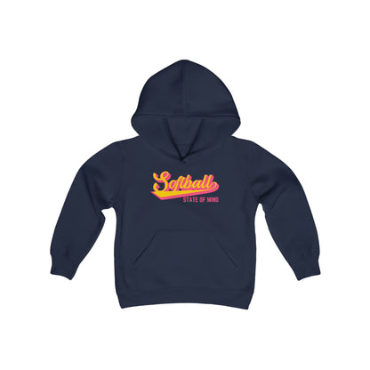 Youth Softball State of Mind Hoodie