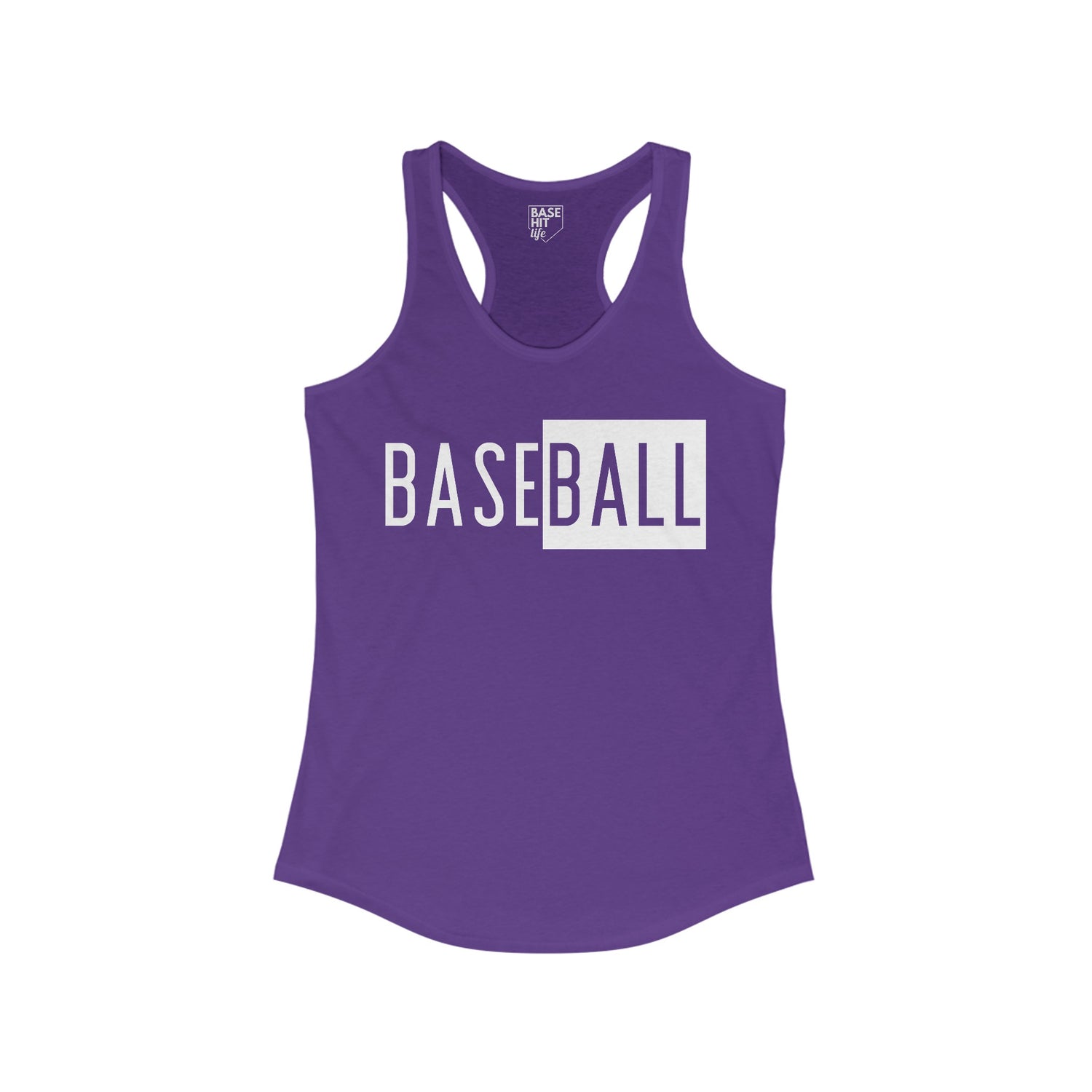 Baseball Block Racerback Tank