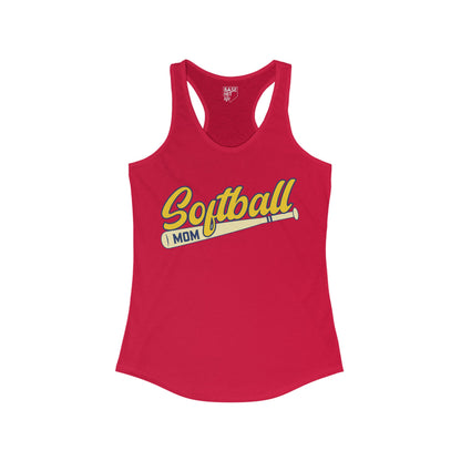 Softball Mom Racerback Tank