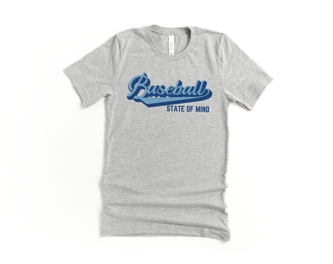 Baseball State of Mind Short Sleeve Tee