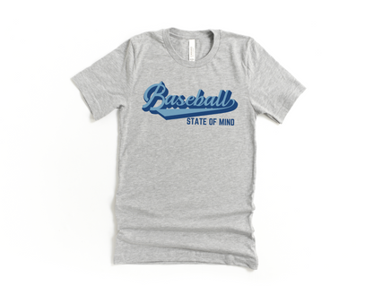 Baseball State of Mind Short Sleeve Tee