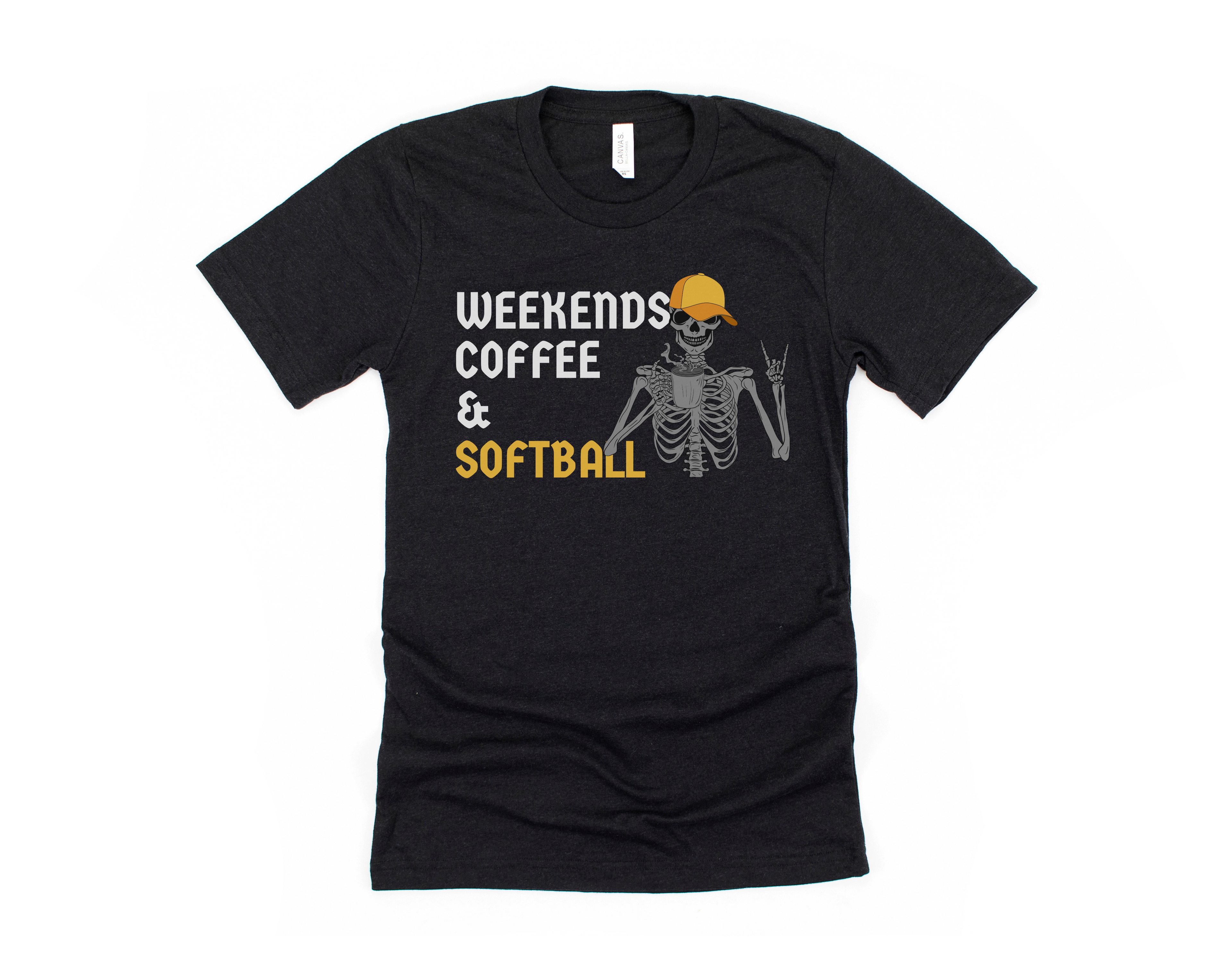 Weekends, Coffee &amp; Softball Short Sleeve Tee