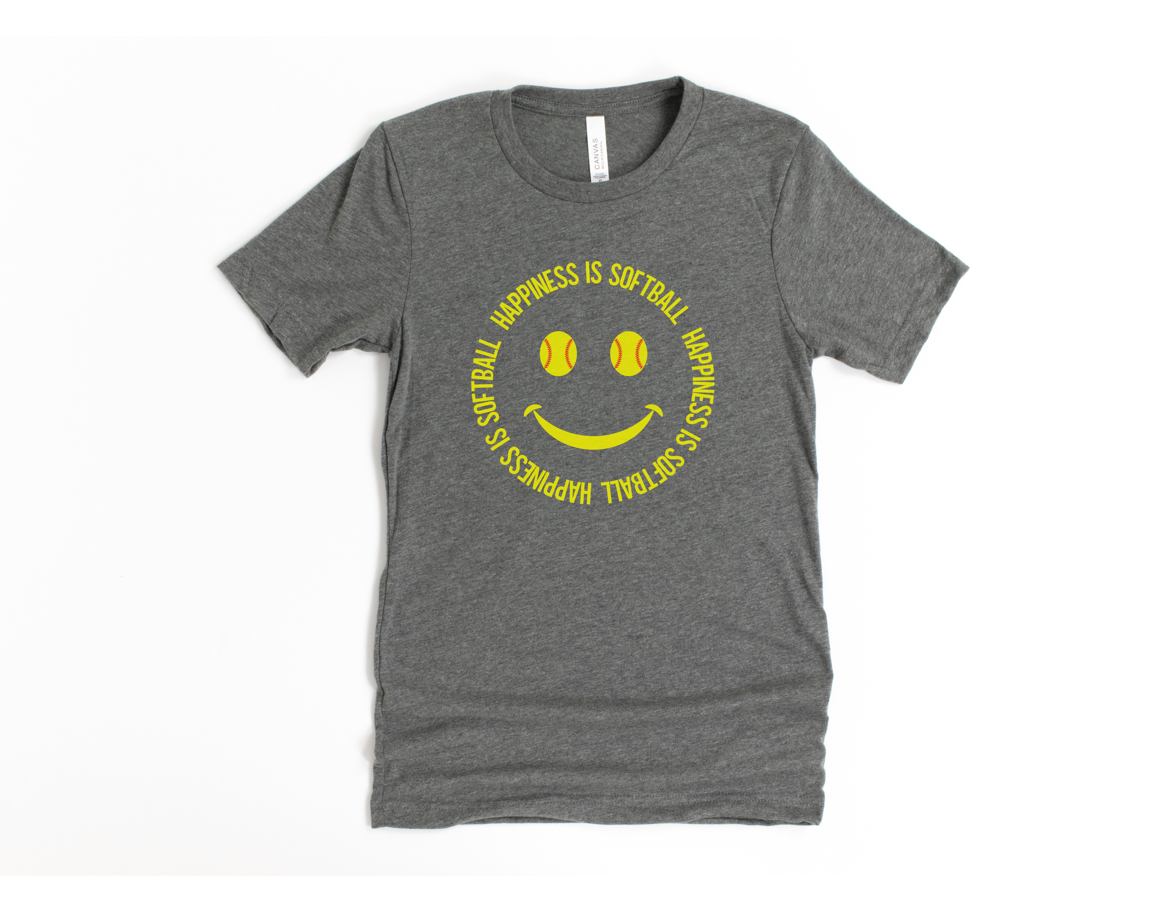 Happiness is Softball Short Sleeve Tee