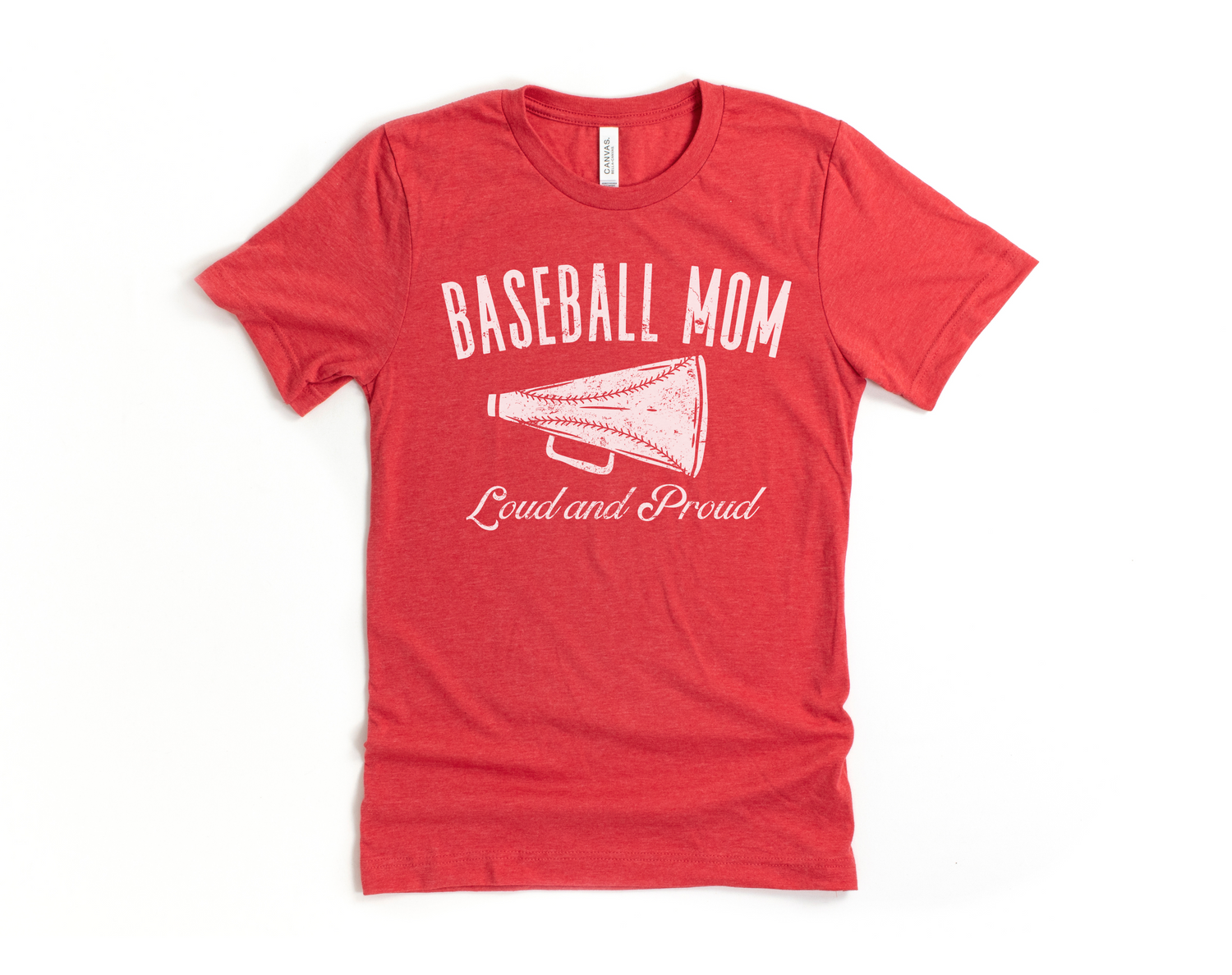 Baseball Mom: Loud and Proud Short Sleeve Tee